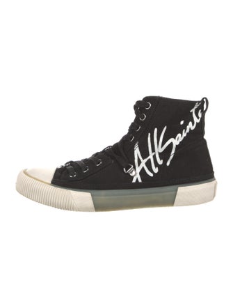 AllSaints Canvas Printed Sneakers