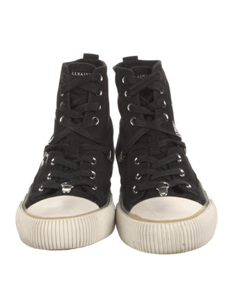 AllSaints Canvas Printed Sneakers