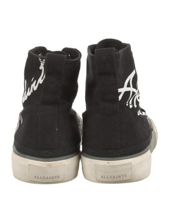AllSaints Canvas Printed Sneakers