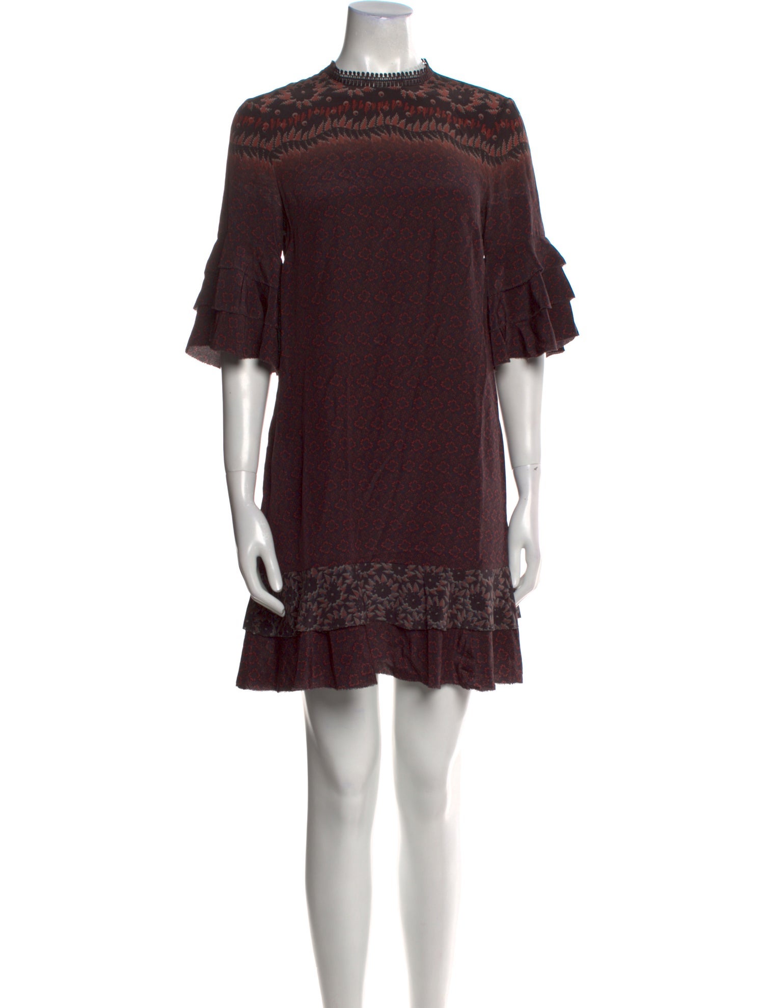 AllSaints Silk Mini Dress