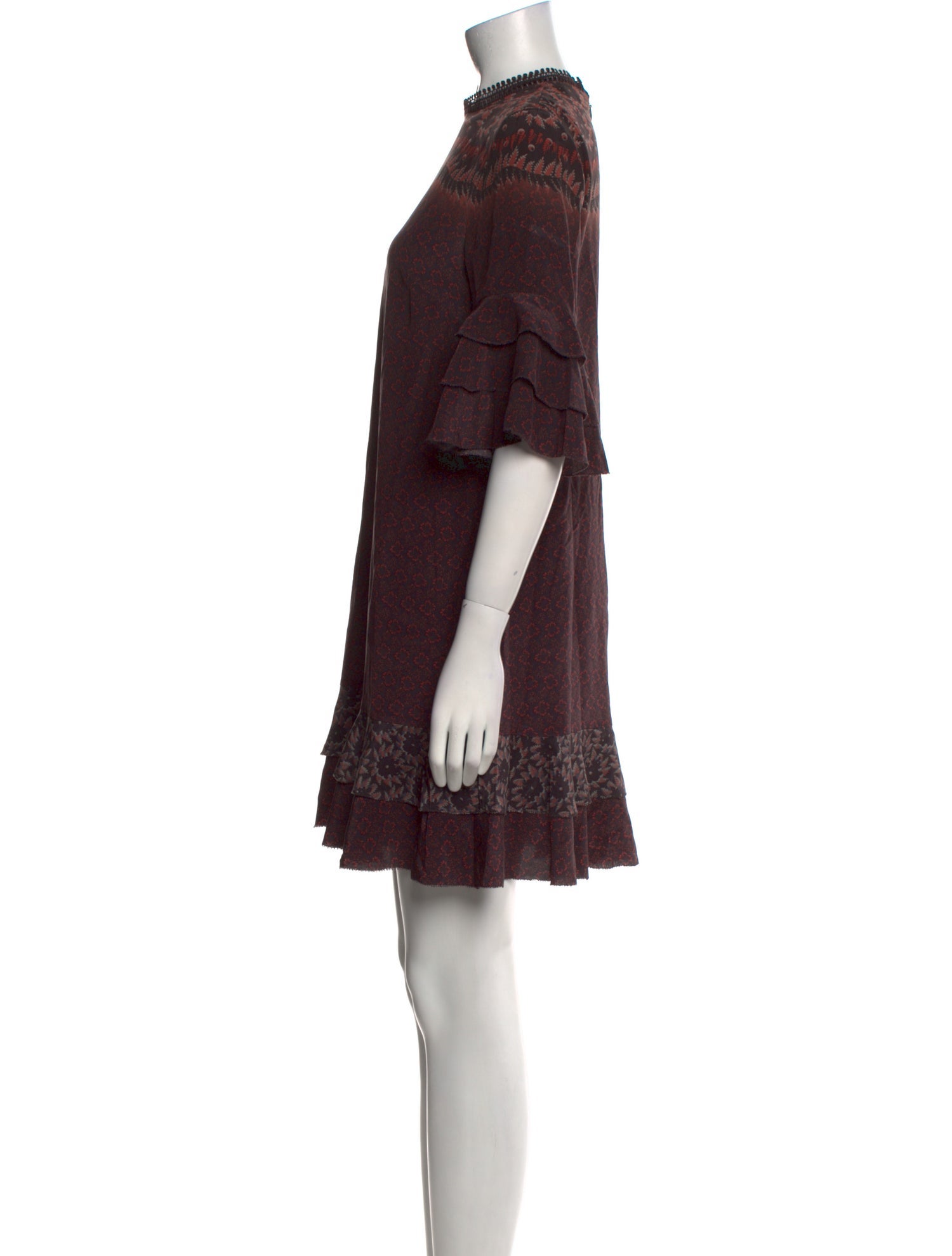 AllSaints Silk Mini Dress