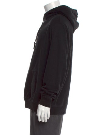 AllSaints Graphic Print Crew Neck Hoodie