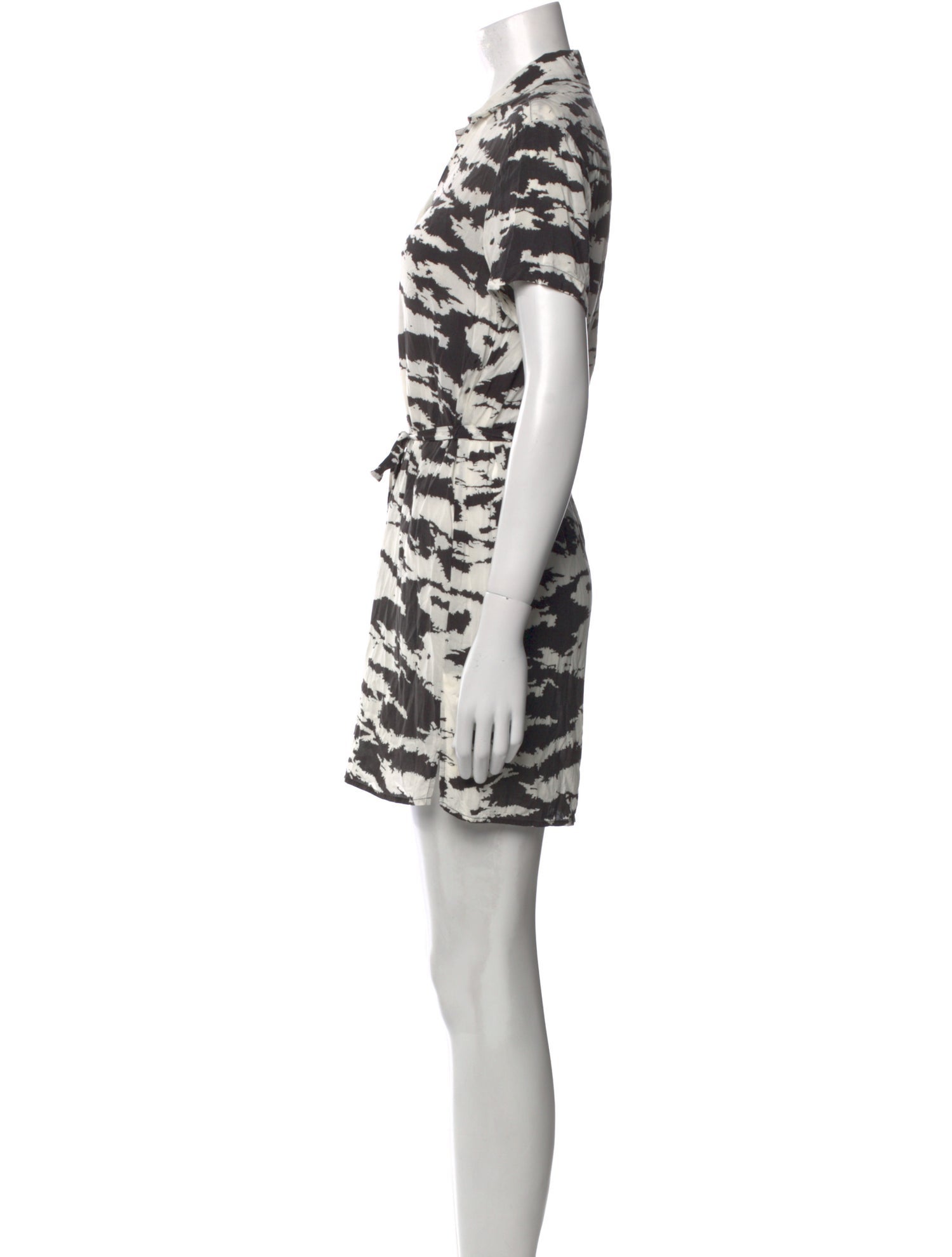 AllSaints Animal Print Mini Dress