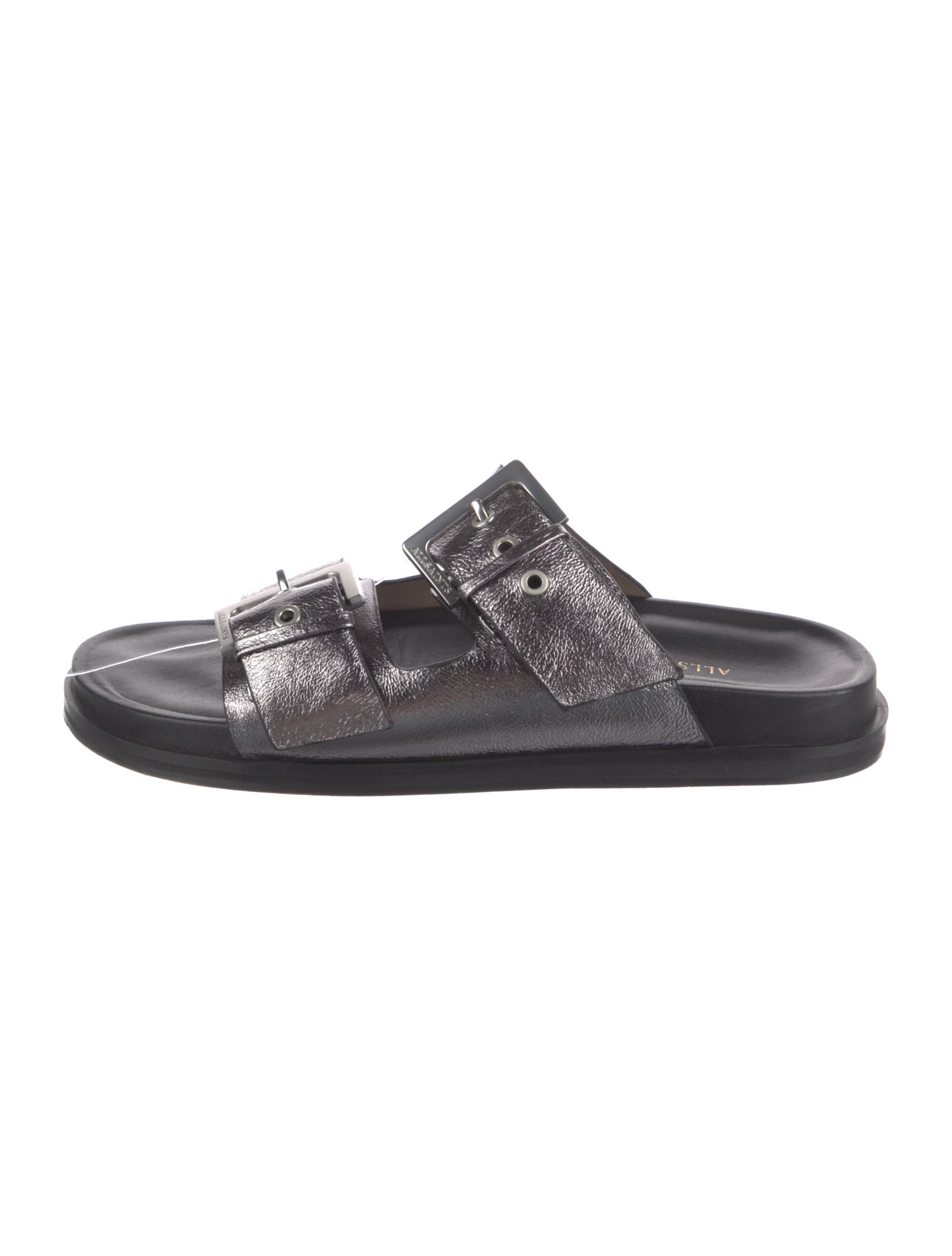 AllSaints Leather Slides