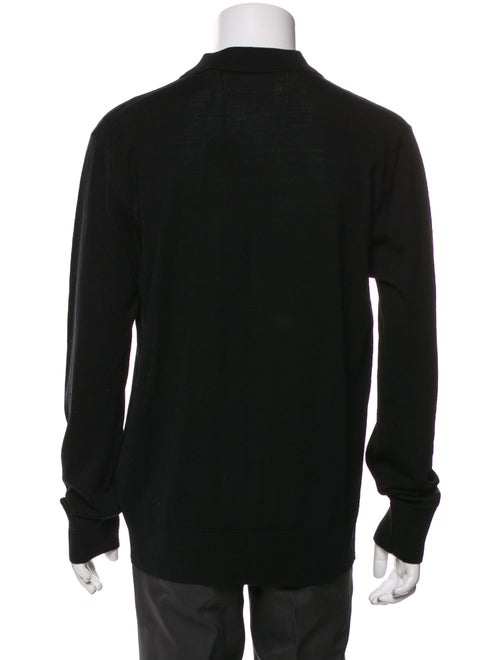 AllSaints Wool Collar Polo Shirt