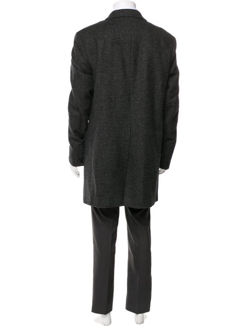 AllSaints Houndstooth Print Overcoat