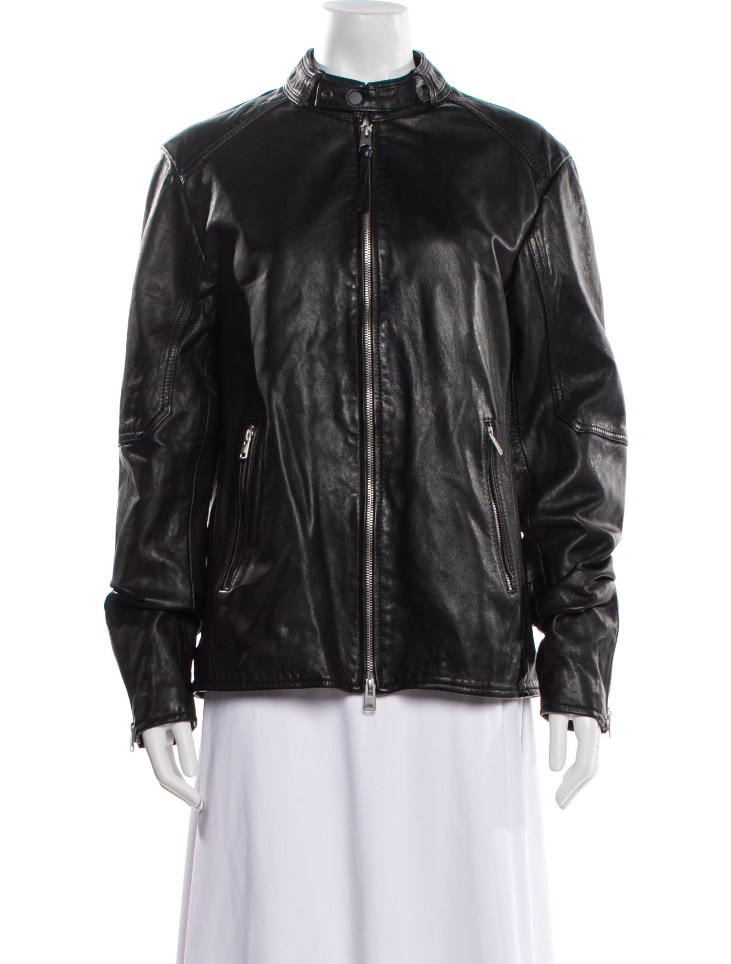 AllSaints Leather Biker Jacket