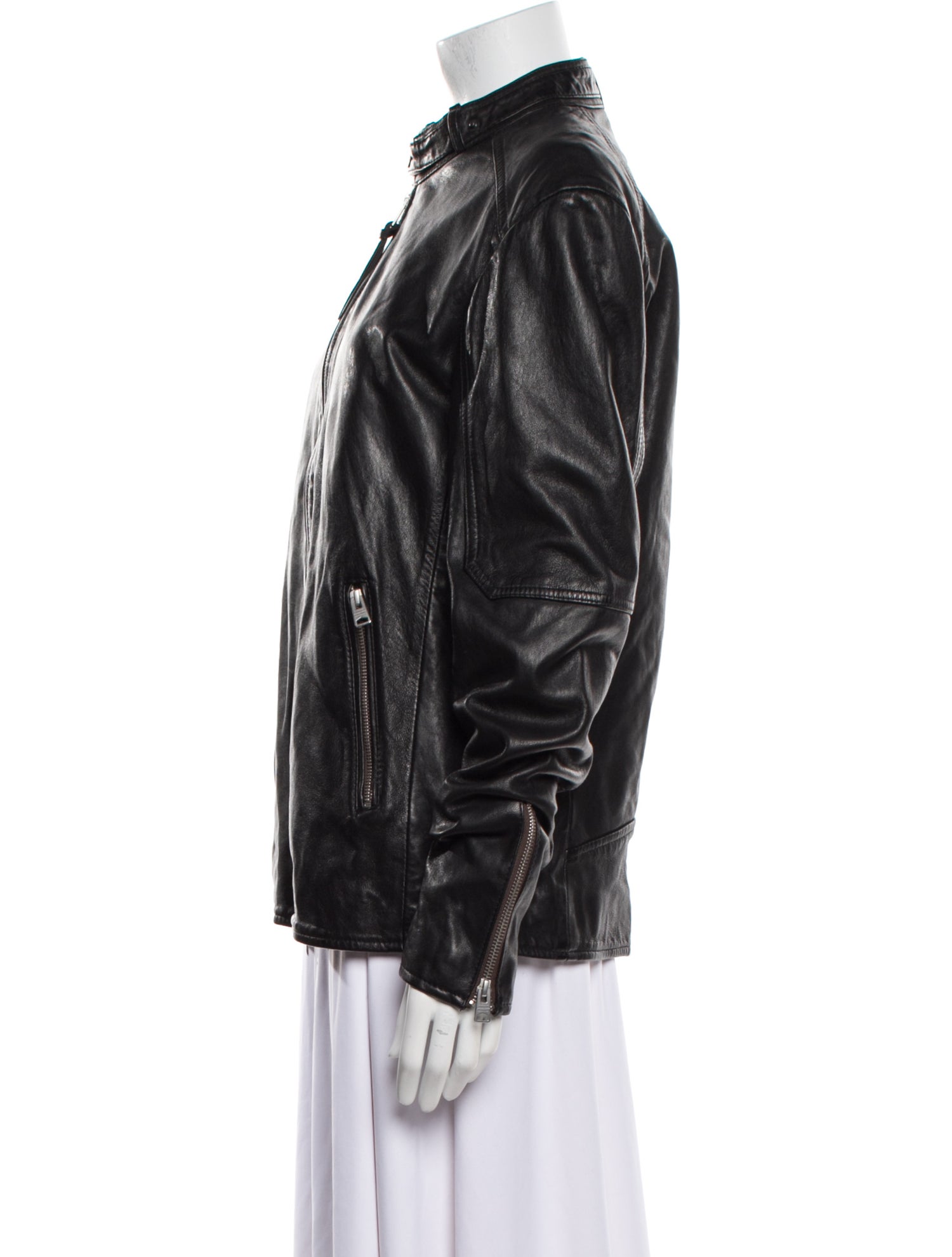 AllSaints Leather Biker Jacket