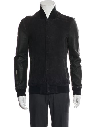 AllSaints Suede Bomber Jacket
