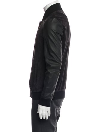 AllSaints Suede Bomber Jacket