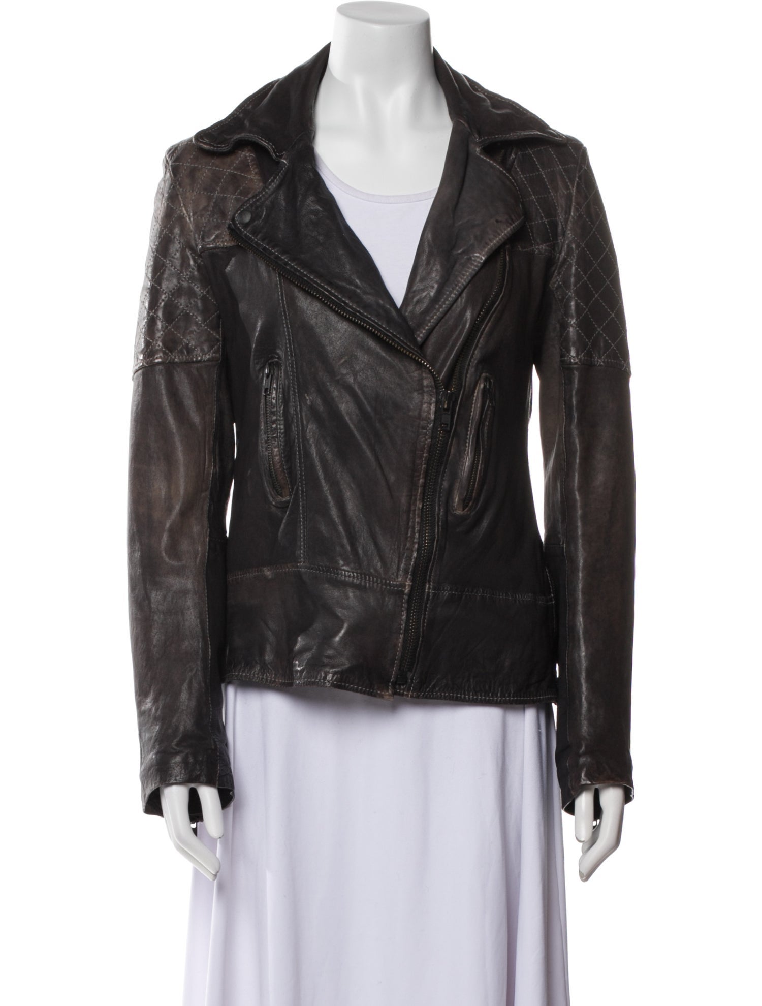 AllSaints Leather Biker Jacket