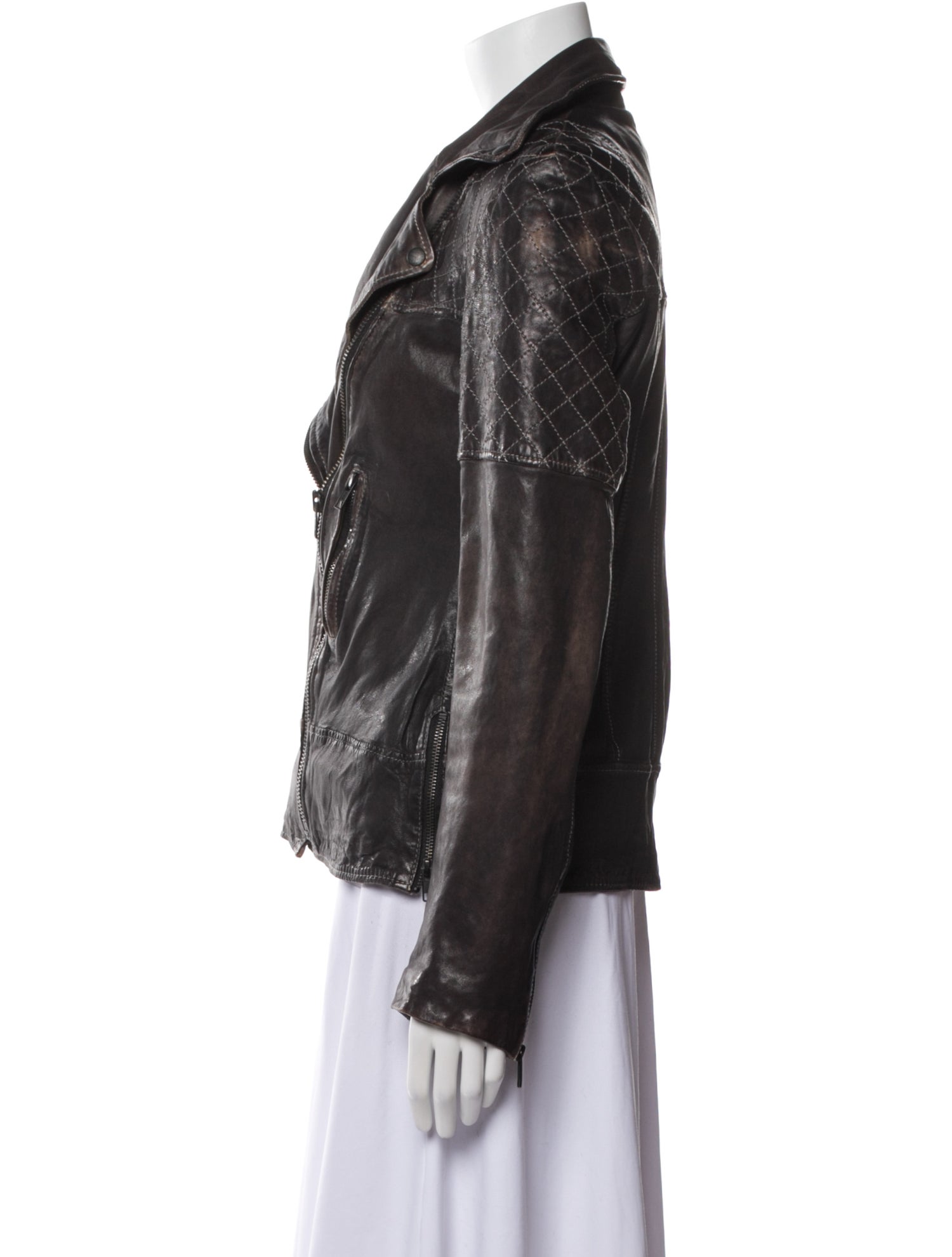 AllSaints Leather Biker Jacket