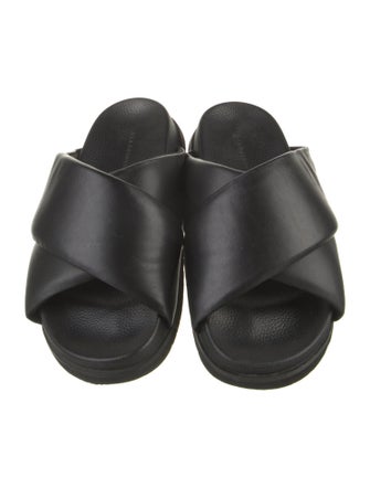 AllSaints Leather Slides