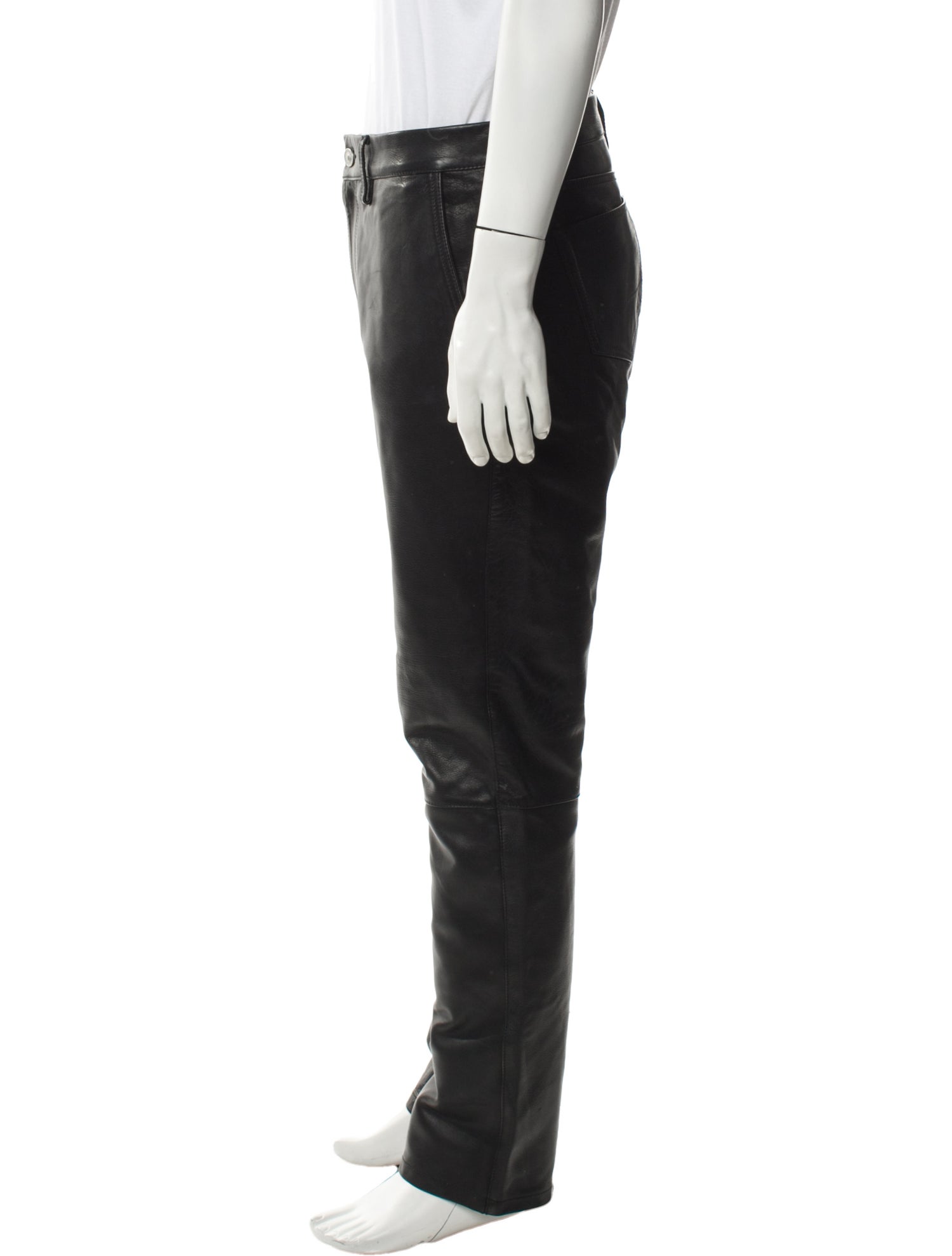 AllSaints Leather Moto Pants