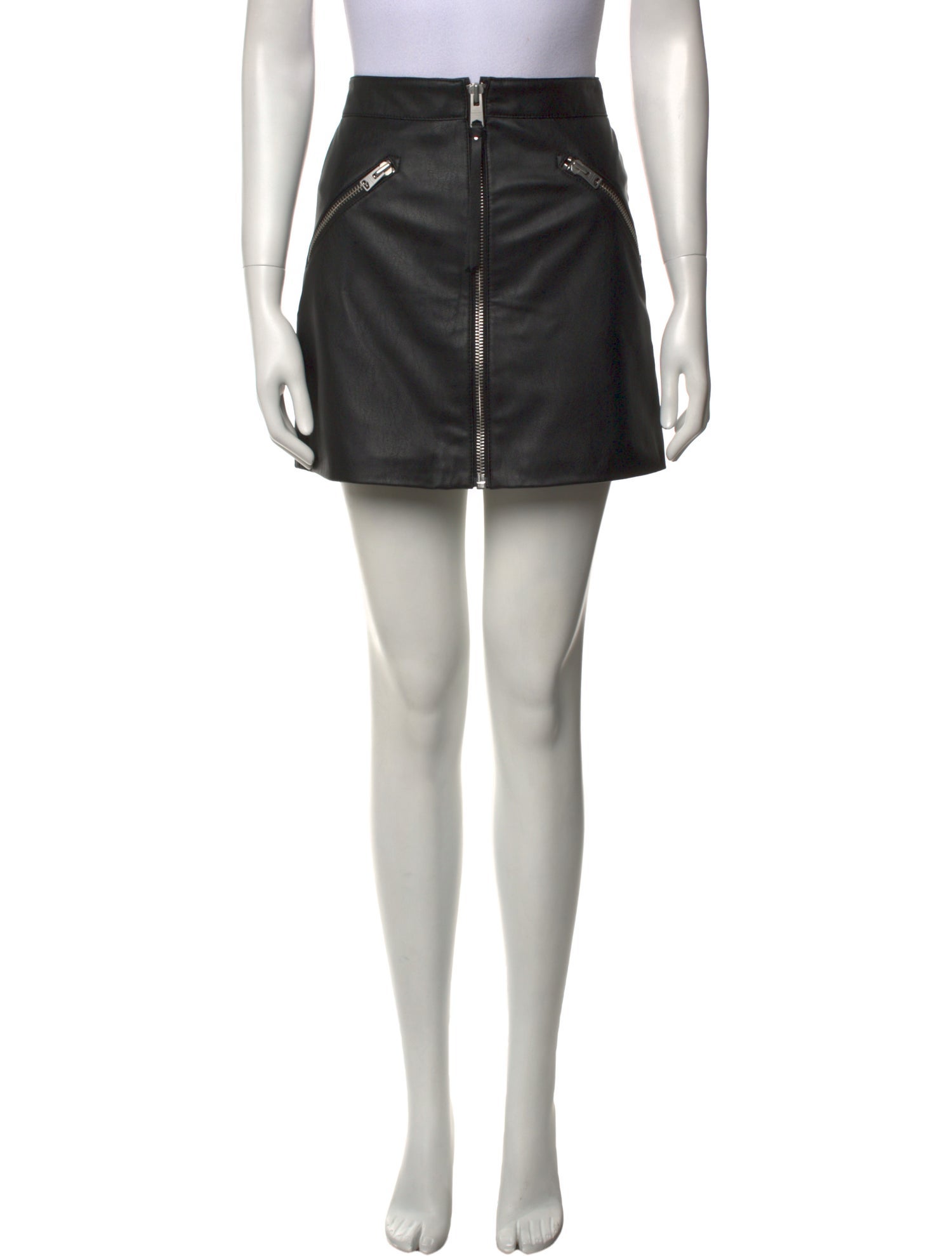 AllSaints Leather Mini Skirt
