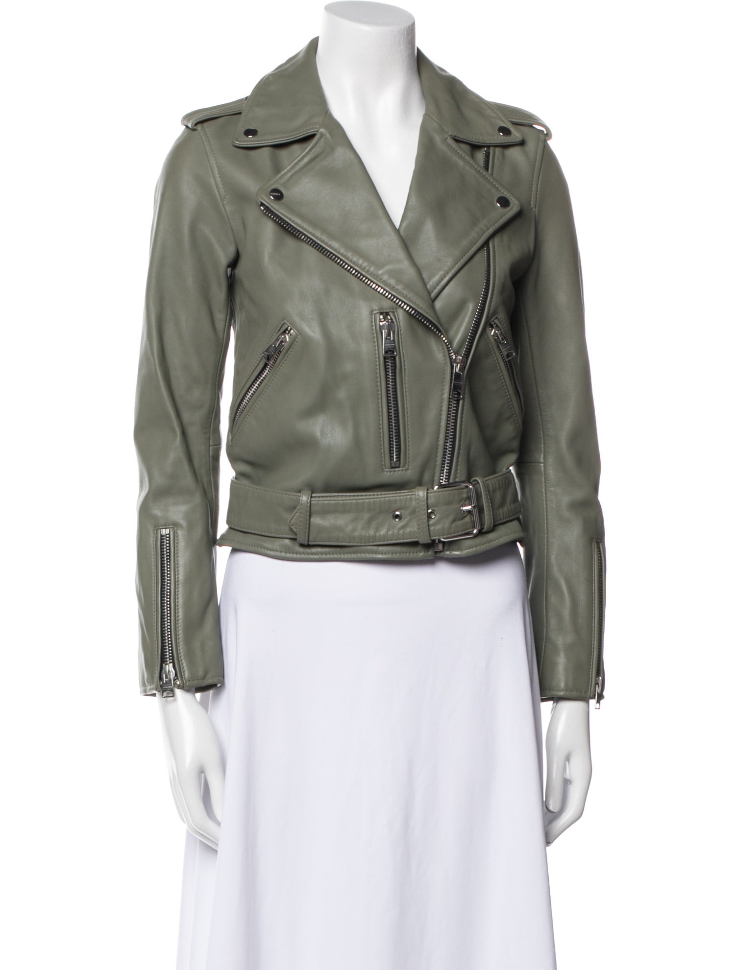 AllSaints Leather Biker Jacket