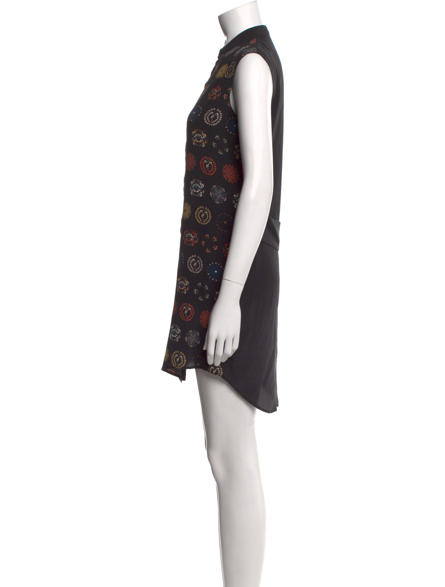 AllSaints Silk Mini Dress