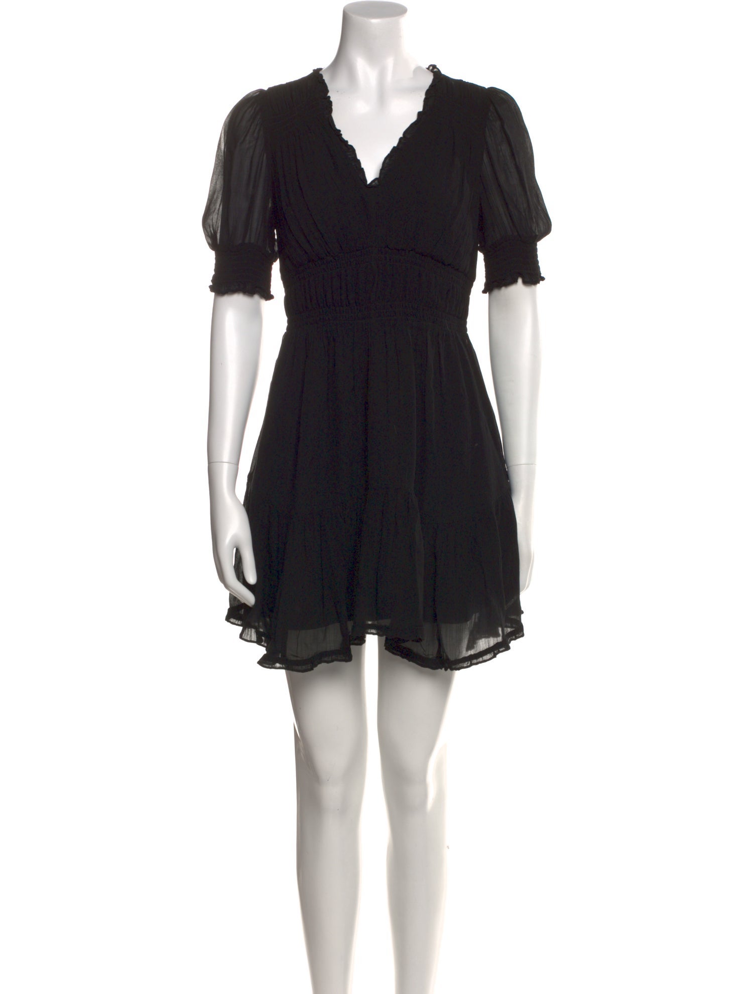 AllSaints V-Neck Mini Dress