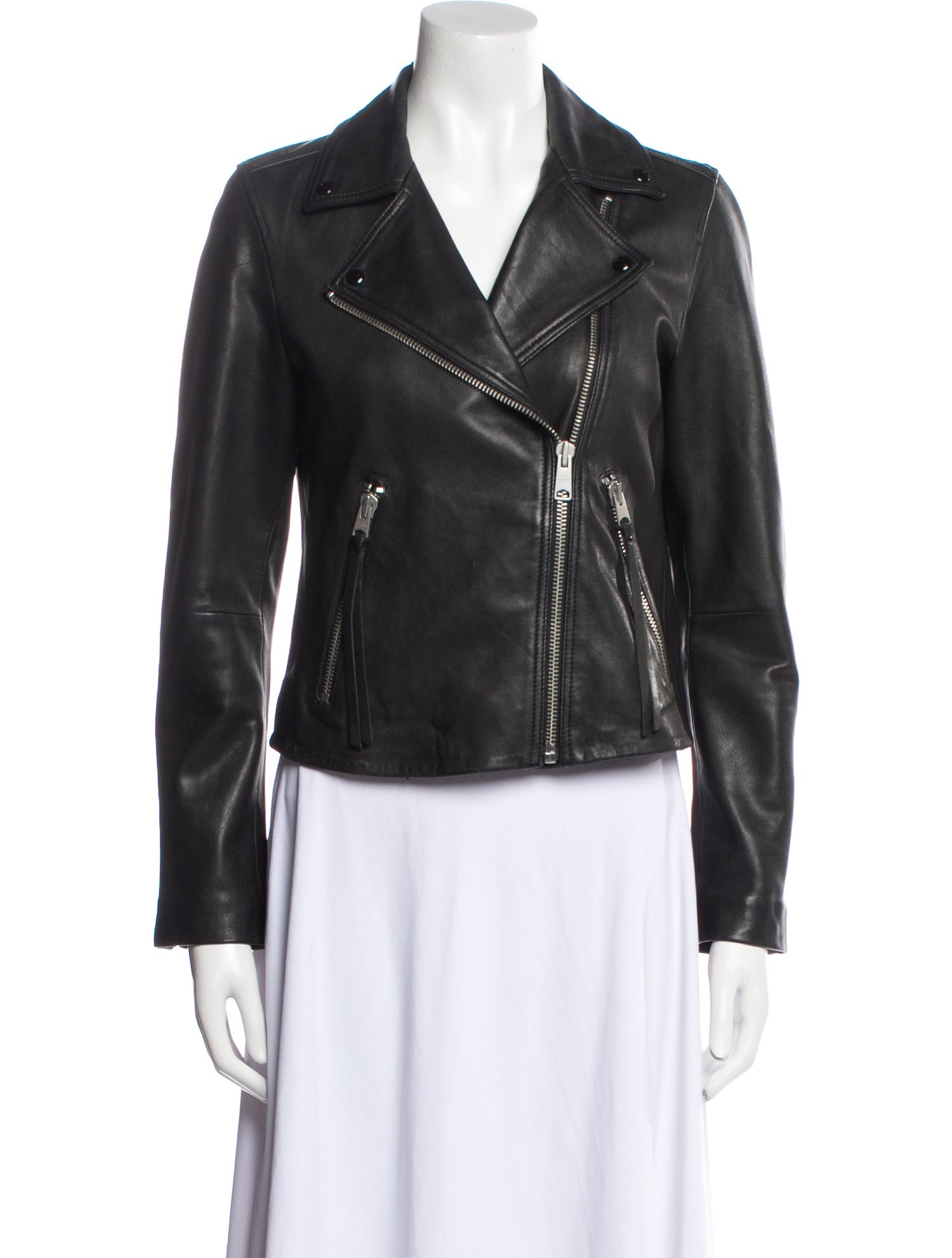 AllSaints Leather Biker Jacket