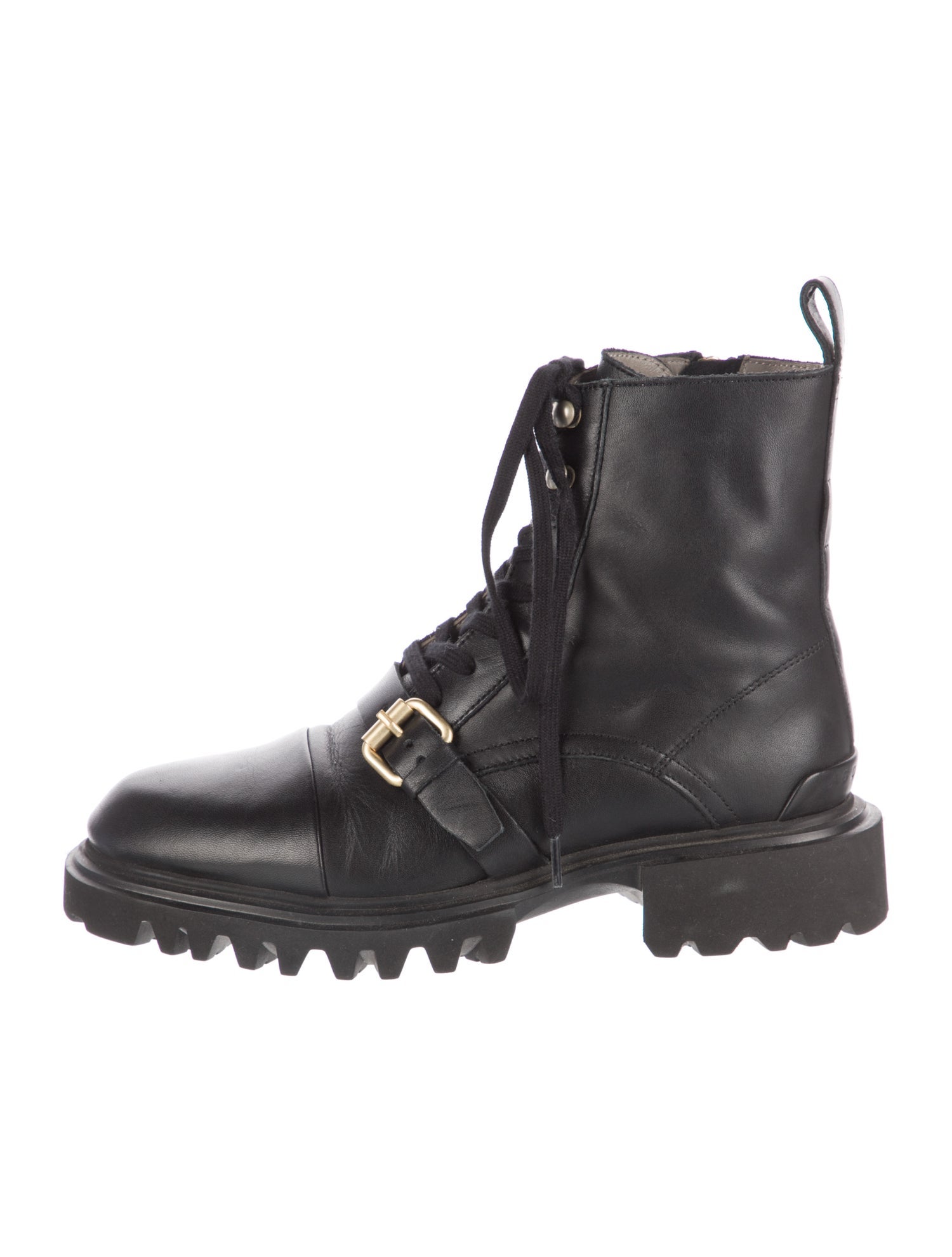 AllSaints Leather Combat Boots