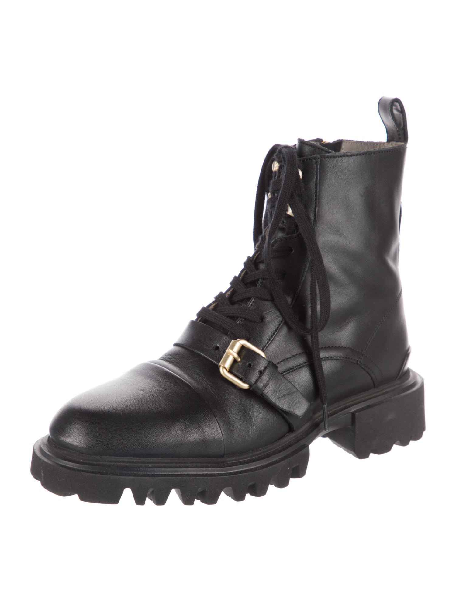 AllSaints Leather Combat Boots