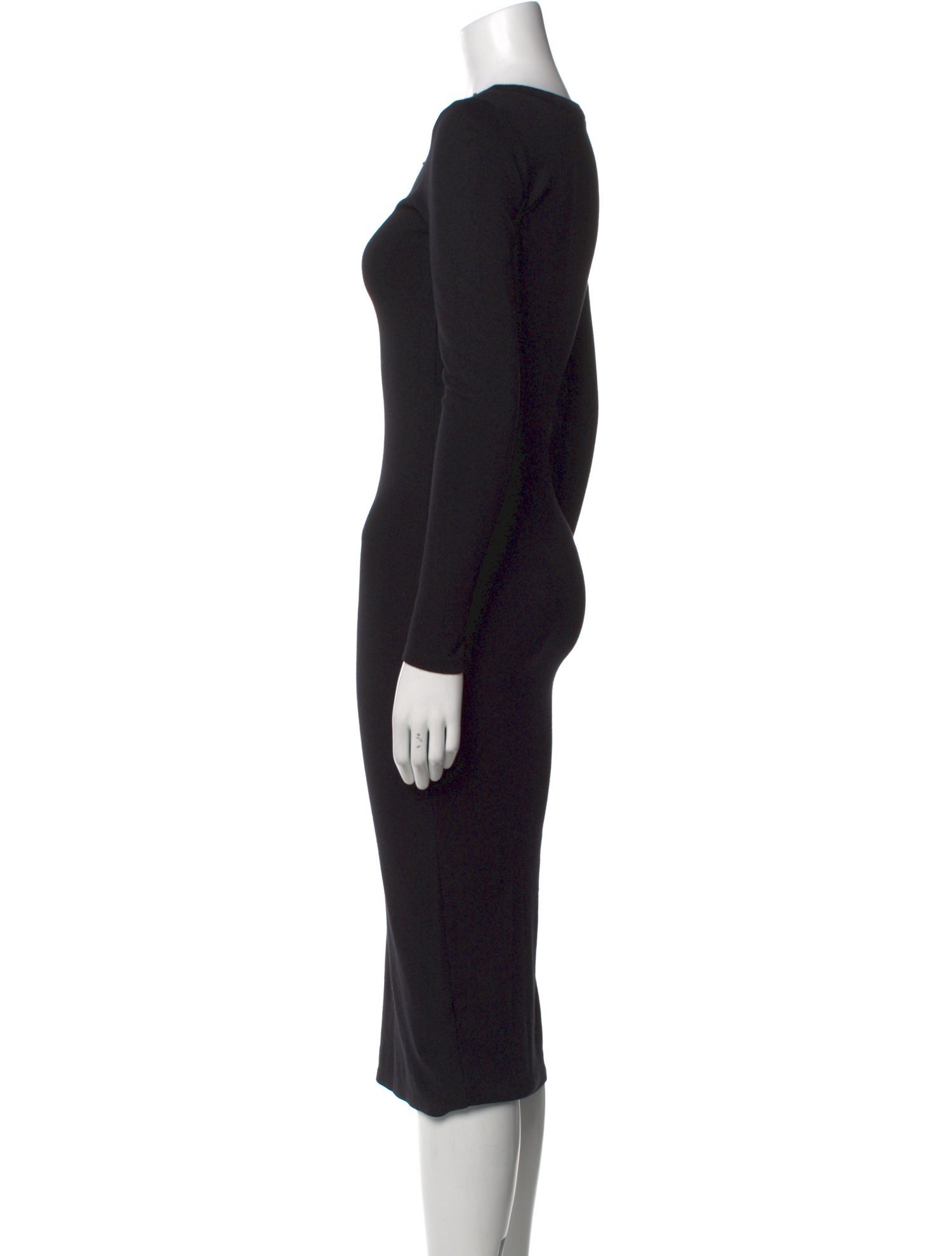 AllSaints V-Neck Midi Length Dress