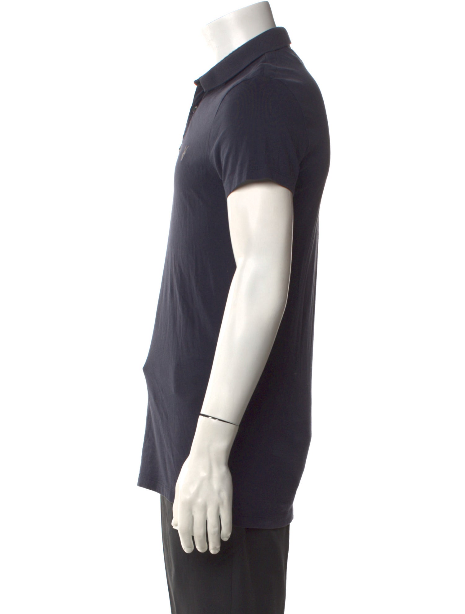 AllSaints Collar Short Sleeve Polo Shirt