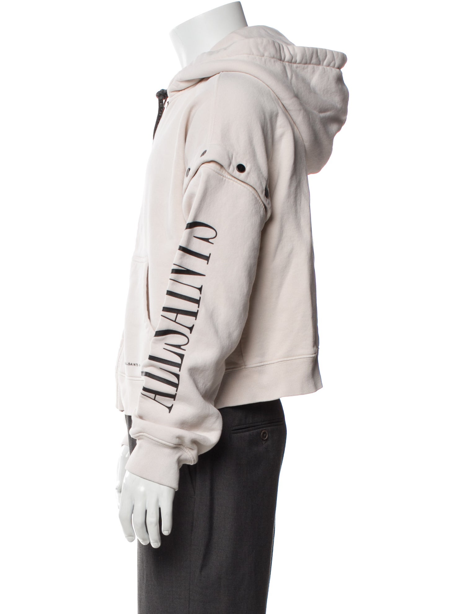 AllSaints Crew Neck Long Sleeve Hoodie