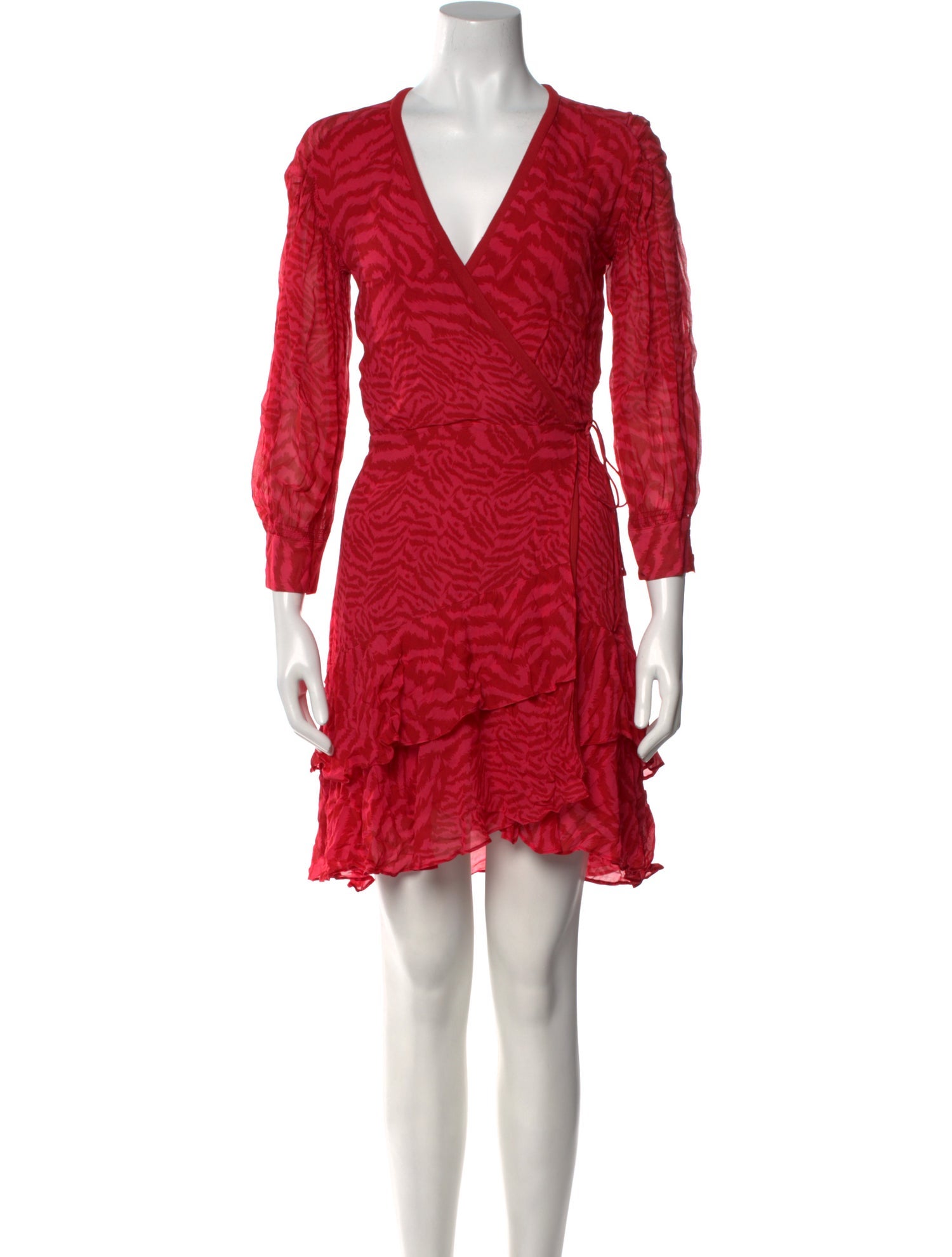 AllSaints Printed Mini Dress