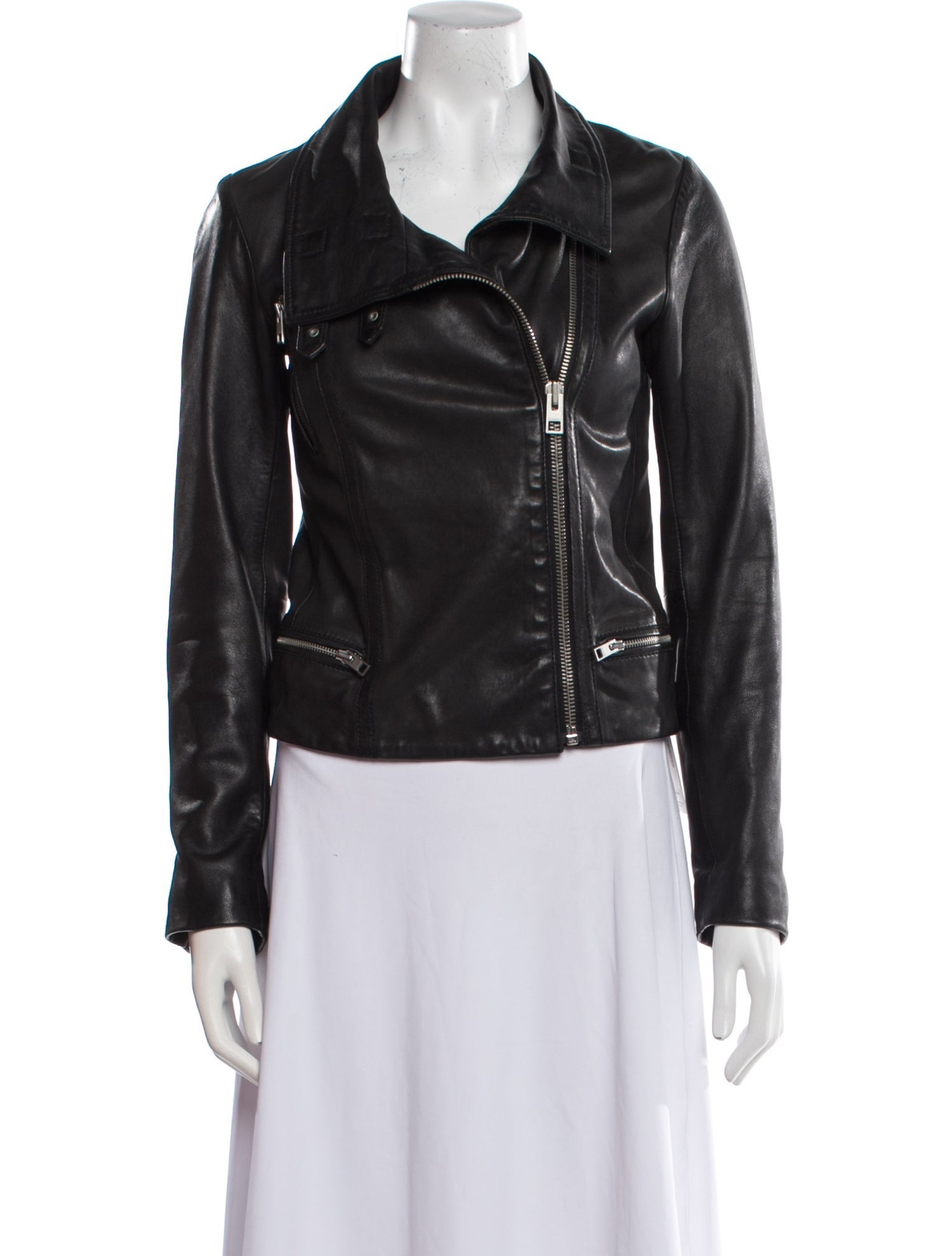 AllSaints Leather Biker Jacket