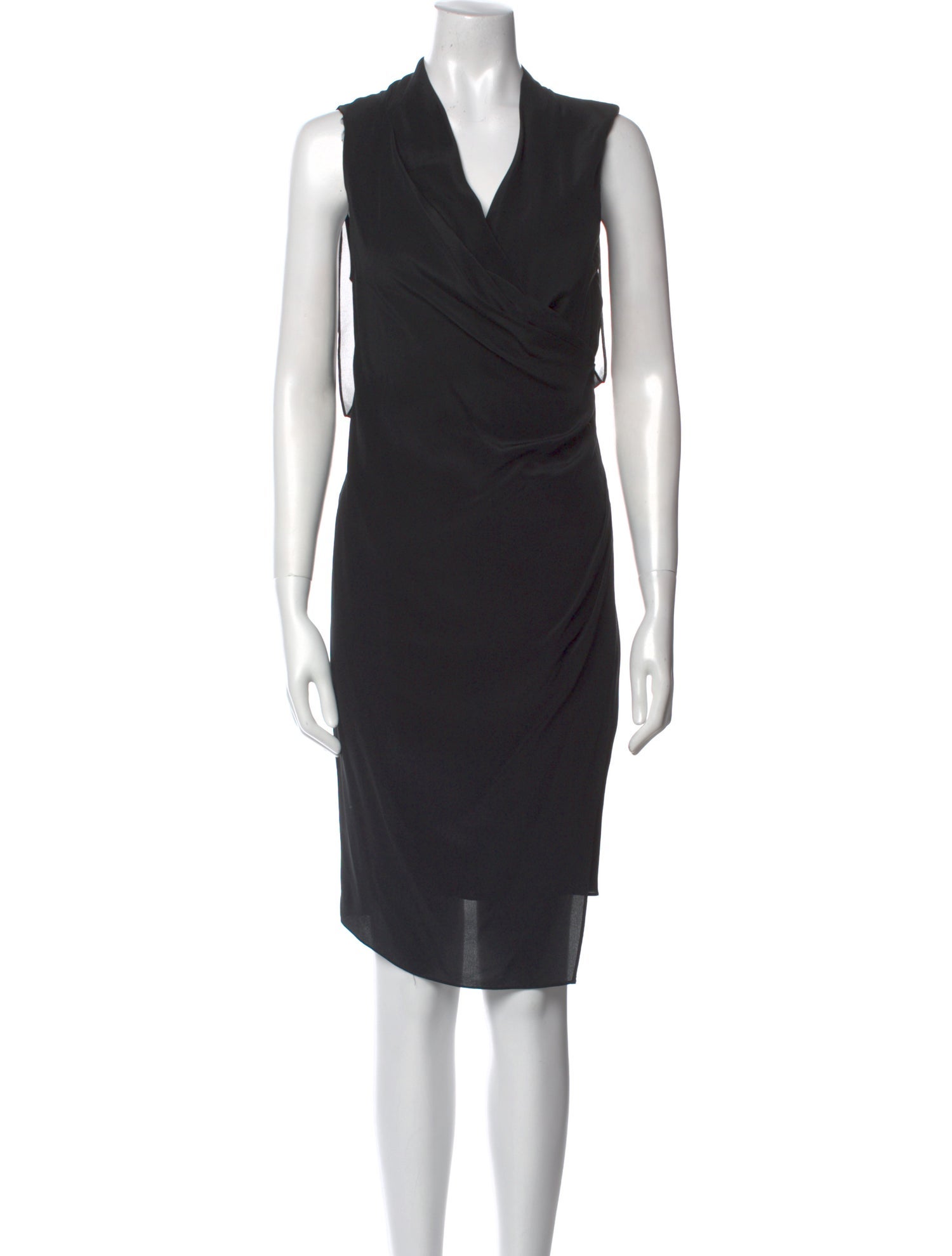 AllSaints Silk Midi Length Dress