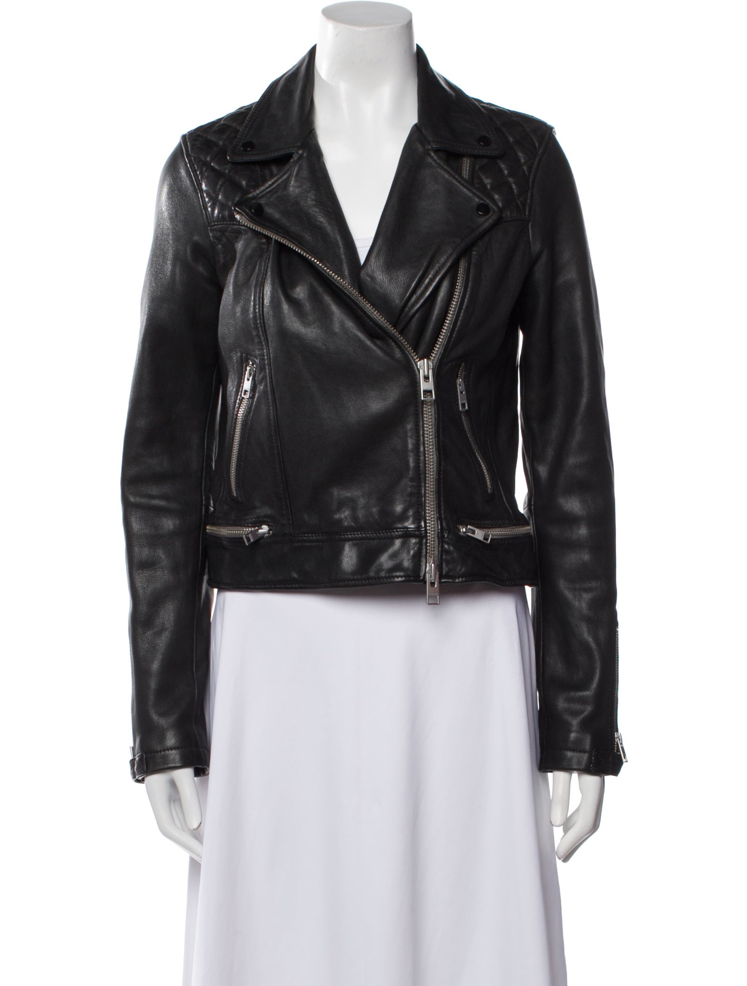 AllSaints Leather Biker Jacket