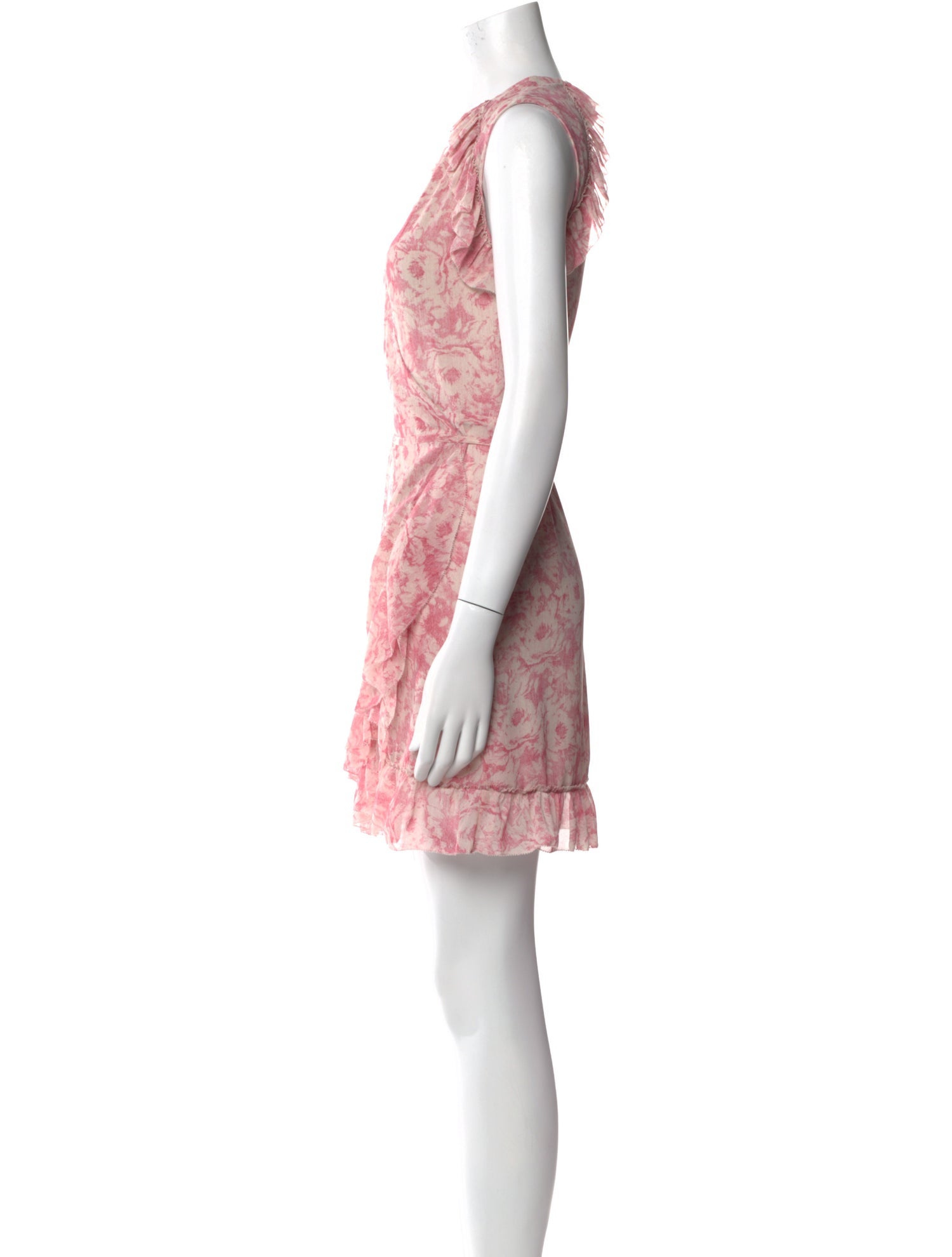 AllSaints Floral Print Mini Dress