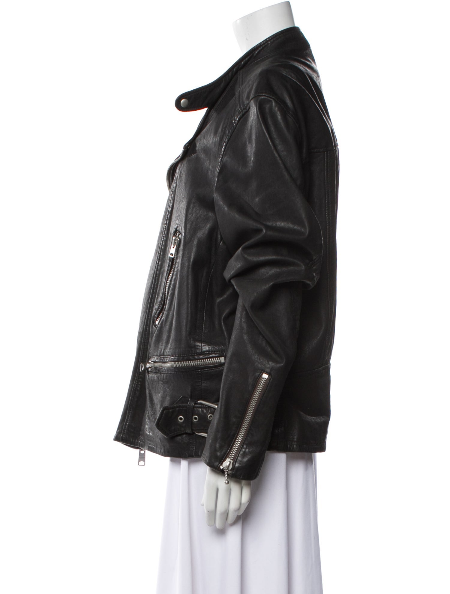 AllSaints Leather Biker Jacket