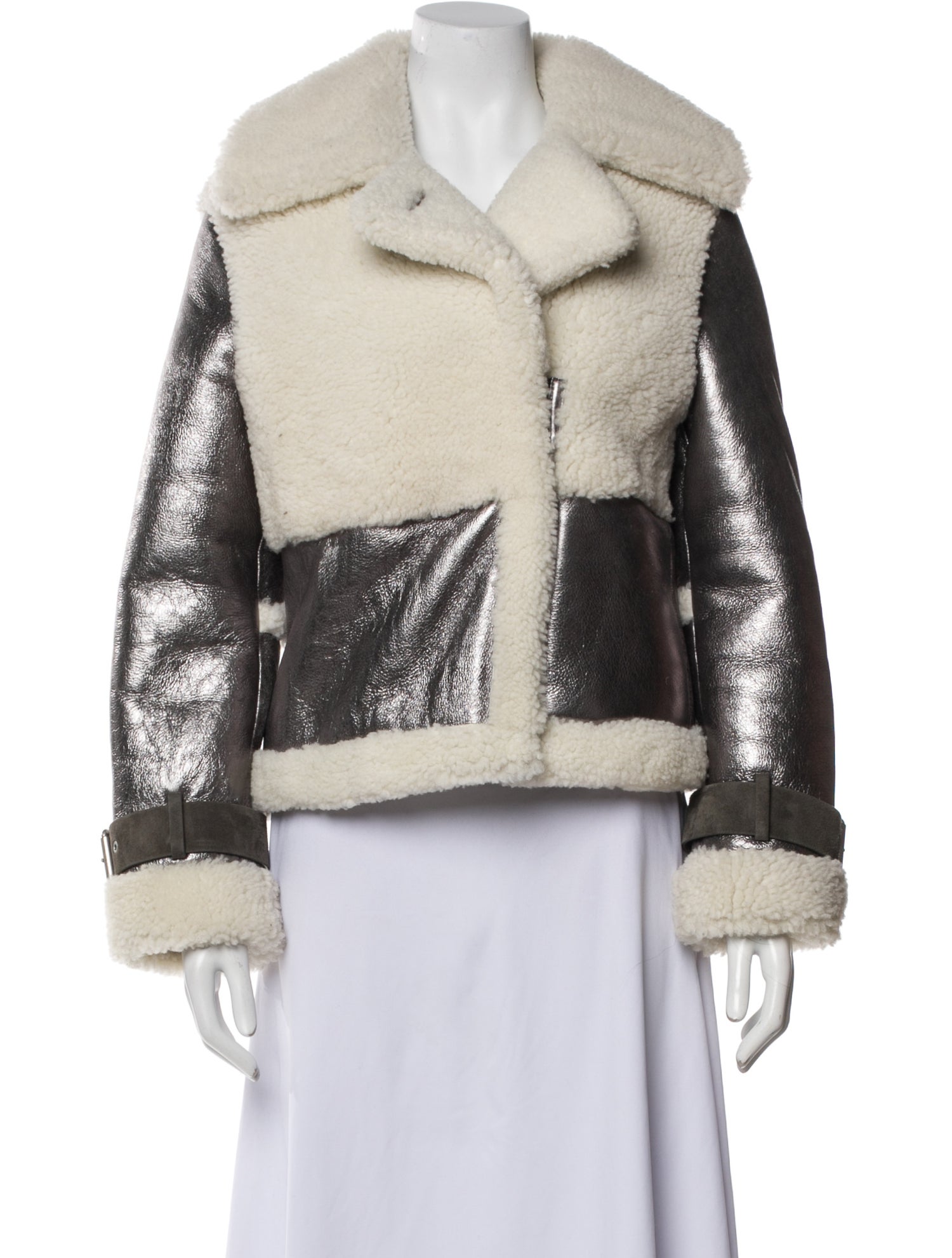 AllSaints Shearling Fur Jacket