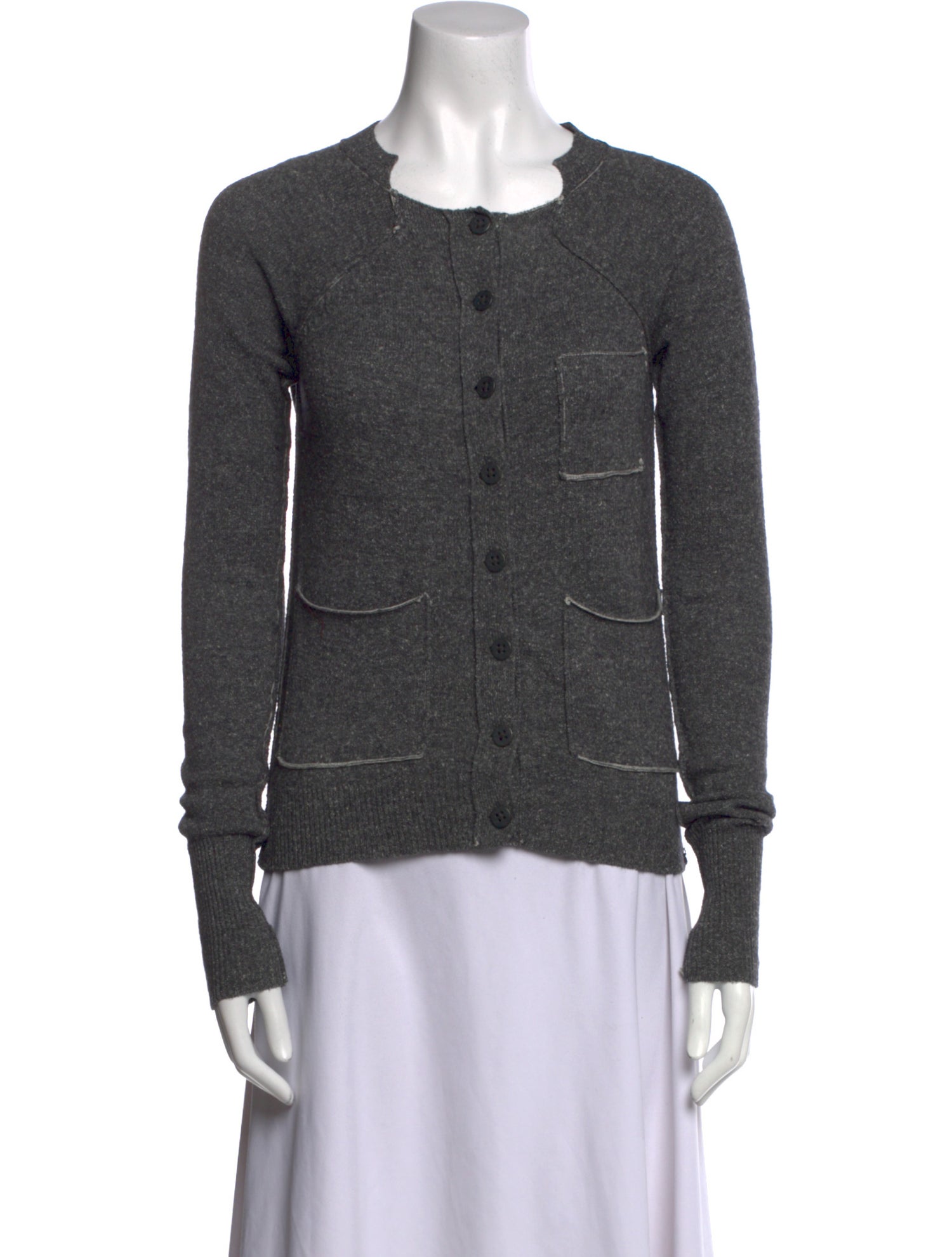 AllSaints Wool Scoop Neck Sweater