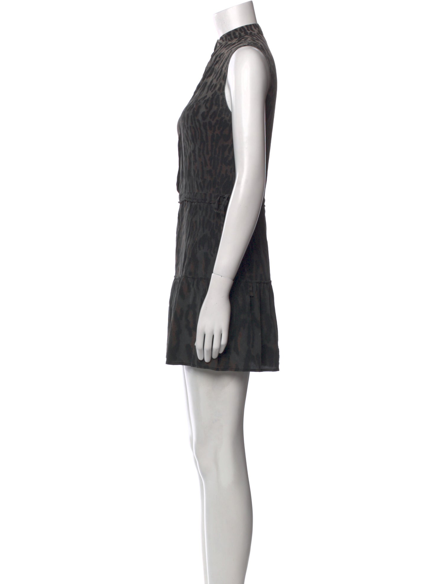 AllSaints Silk Mini Dress