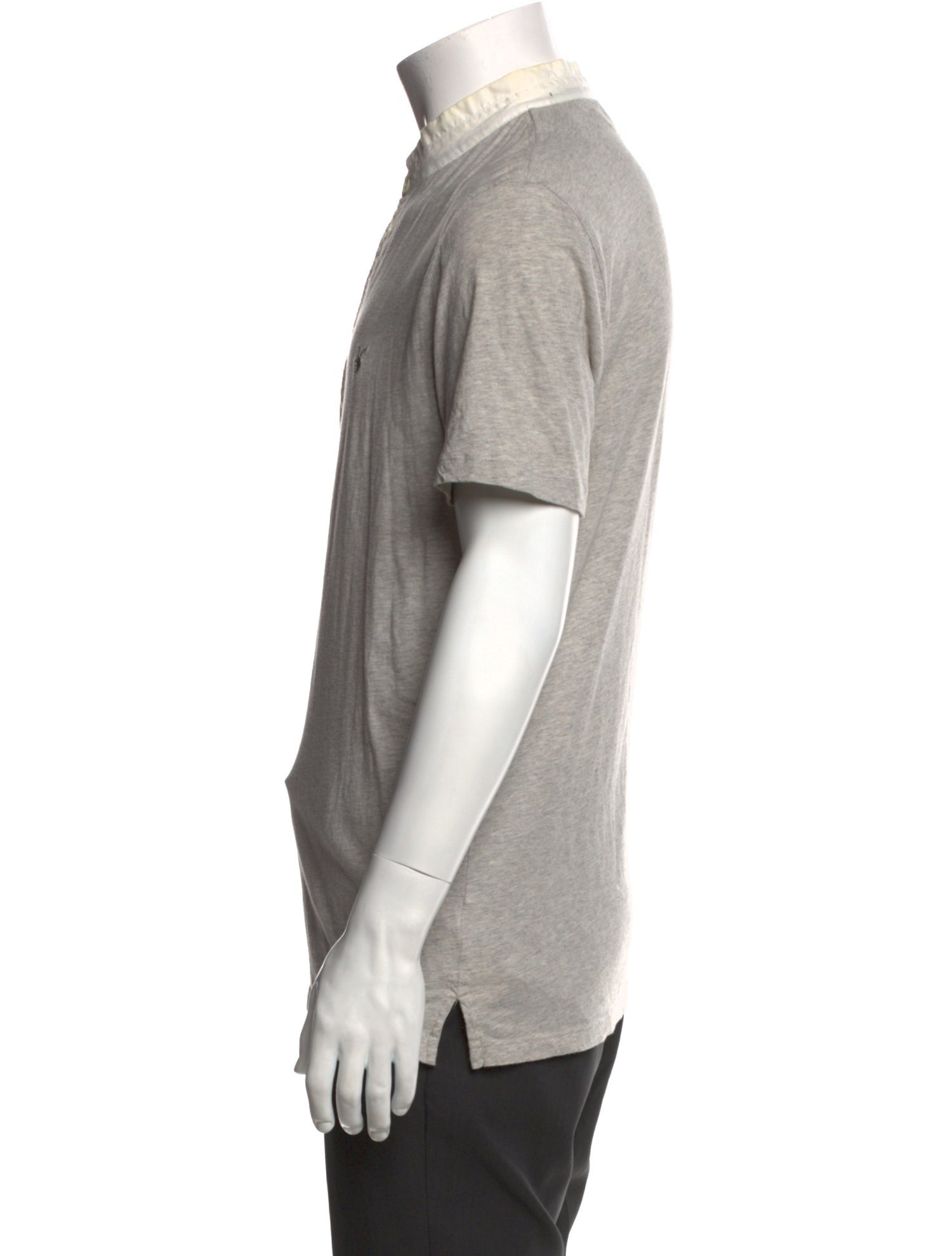 AllSaints Collar Short Sleeve Polo Shirt