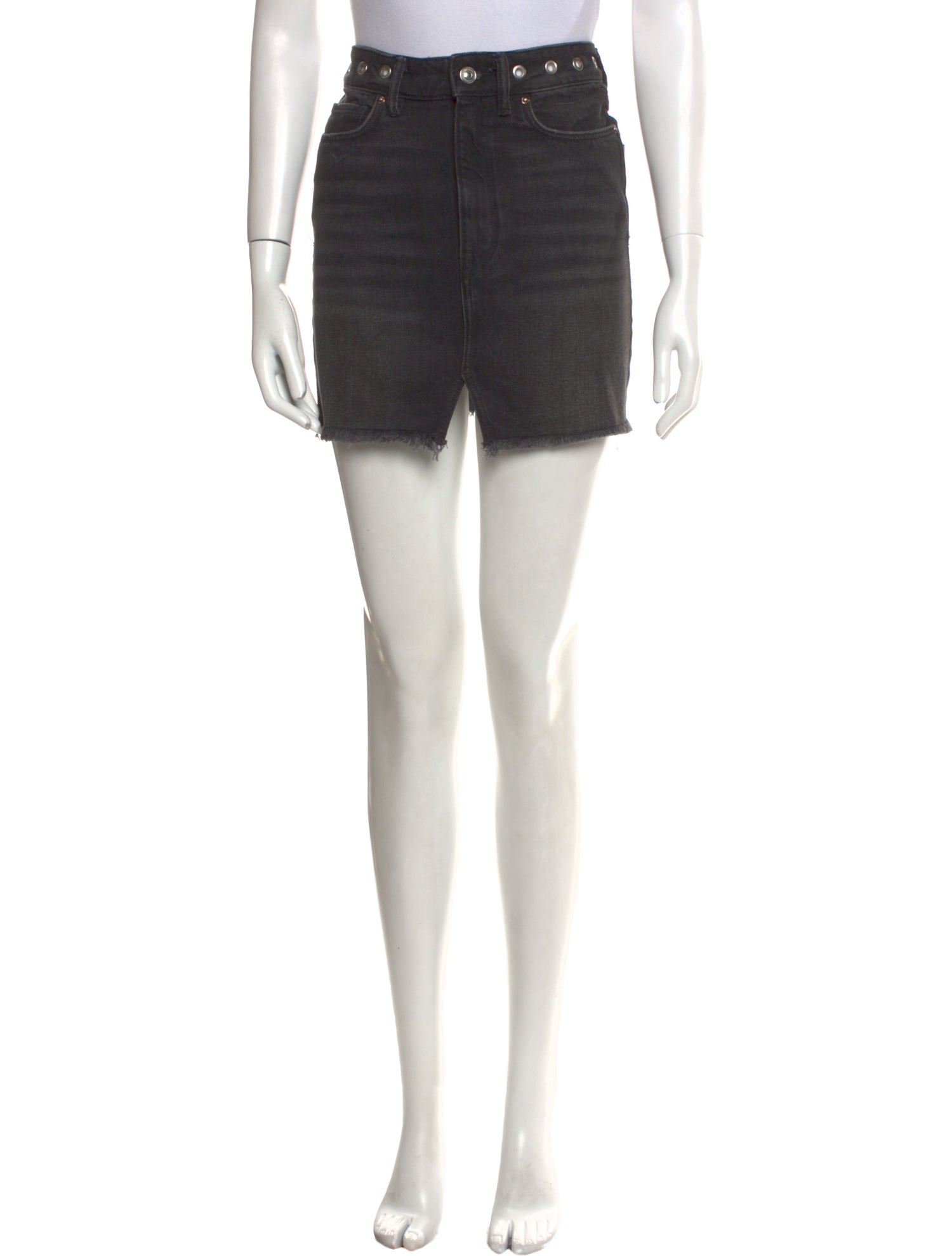 AllSaints Raw-Edge Trim Mini Skirt