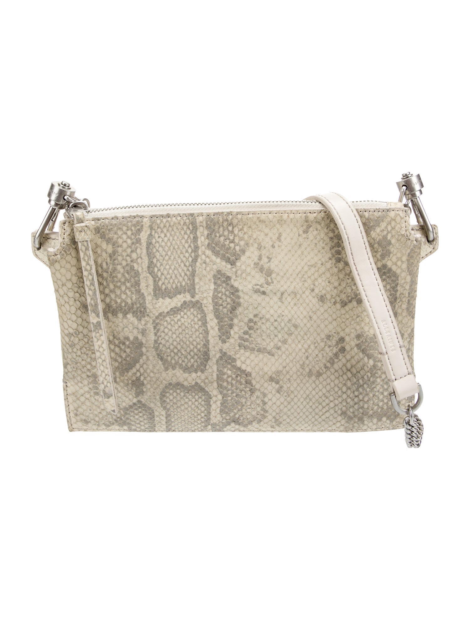 AllSaints Embossed Leather Shoulder Bag