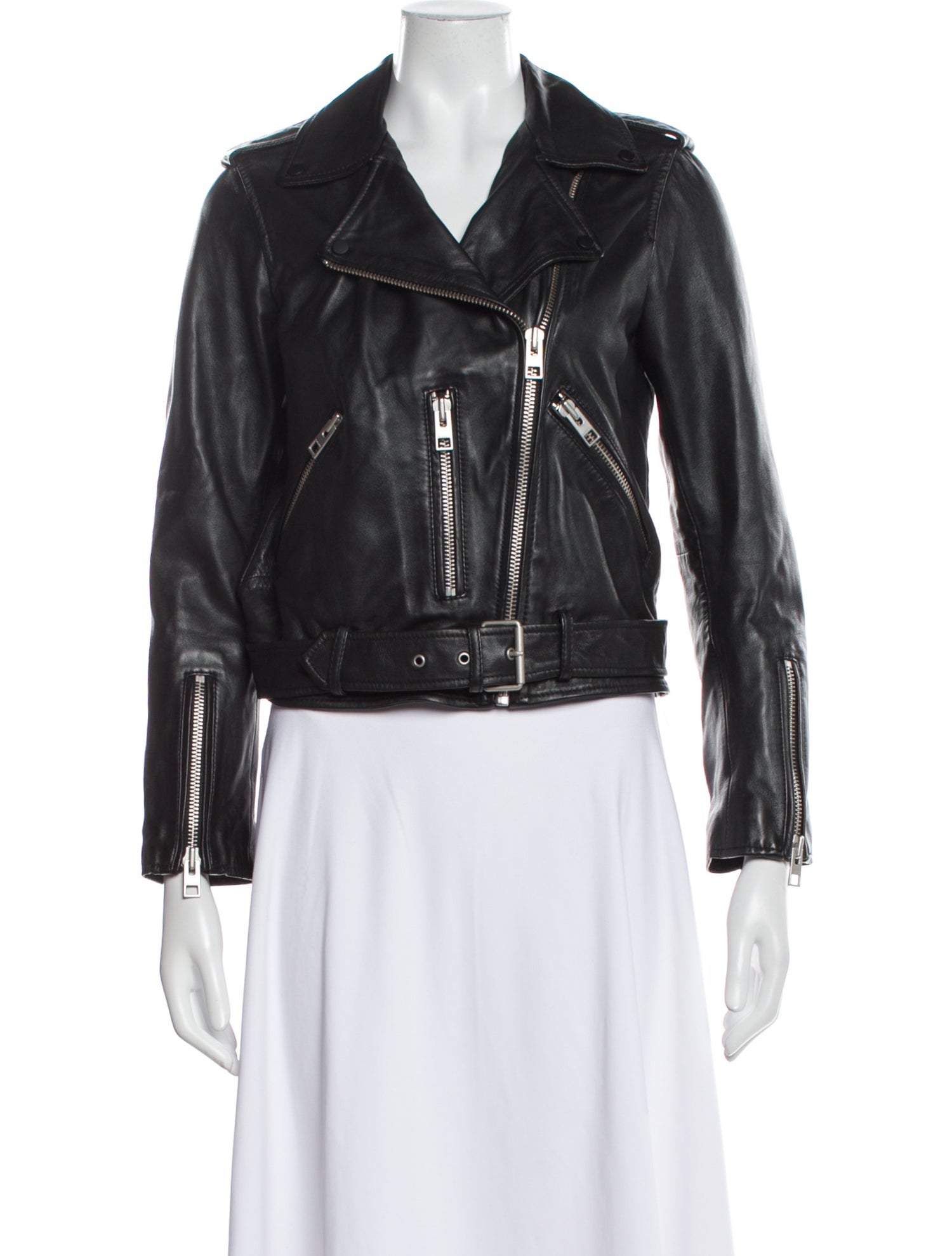 AllSaints Leather Biker Jacket