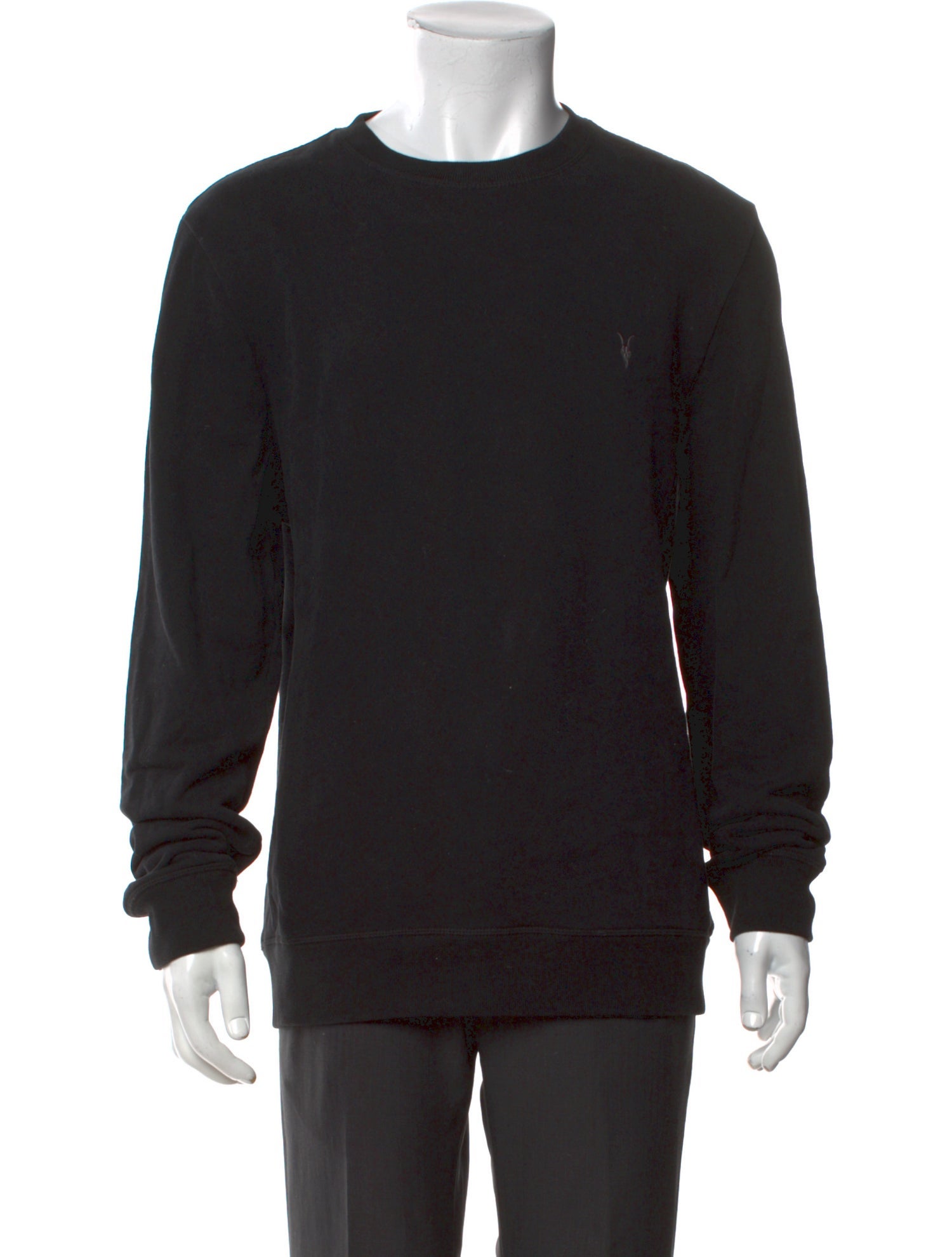 AllSaints Crew Neck Long Sleeve Pullover
