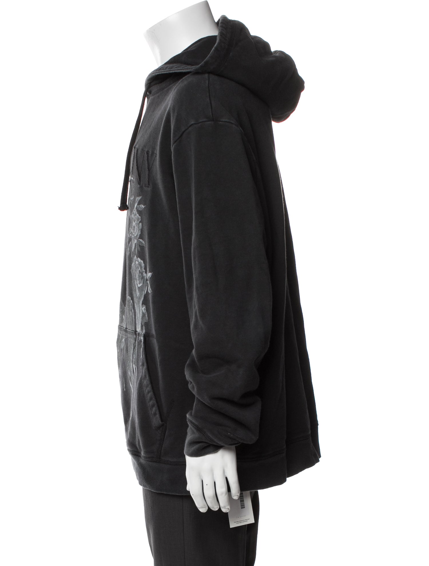 AllSaints Graphic Print Crew Neck Hoodie