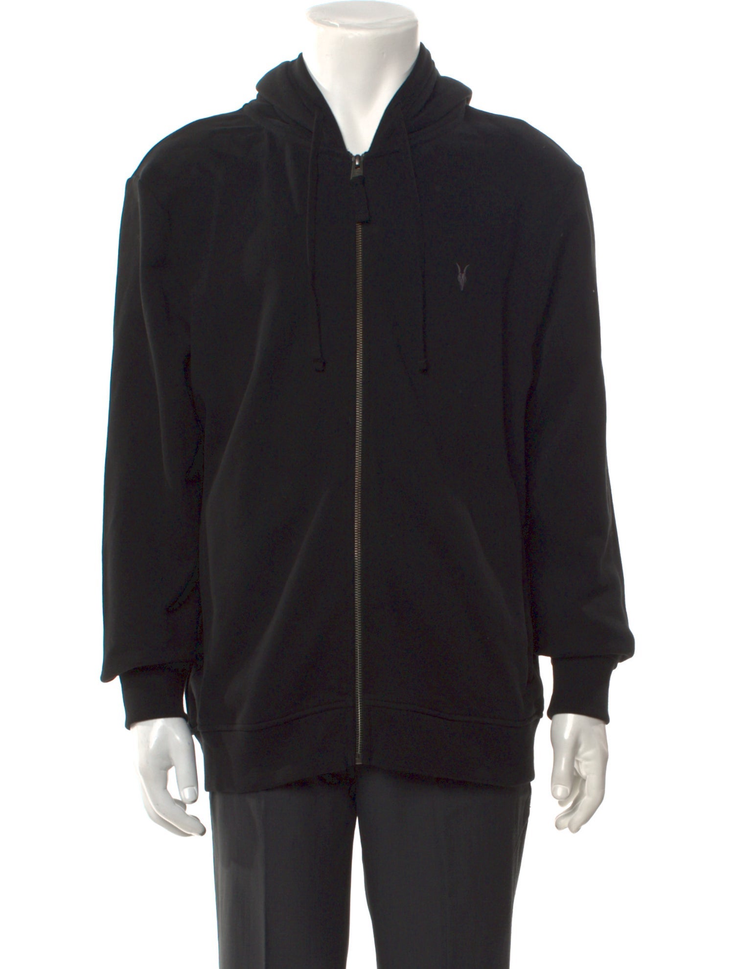 AllSaints V-Neck Long Sleeve Hoodie