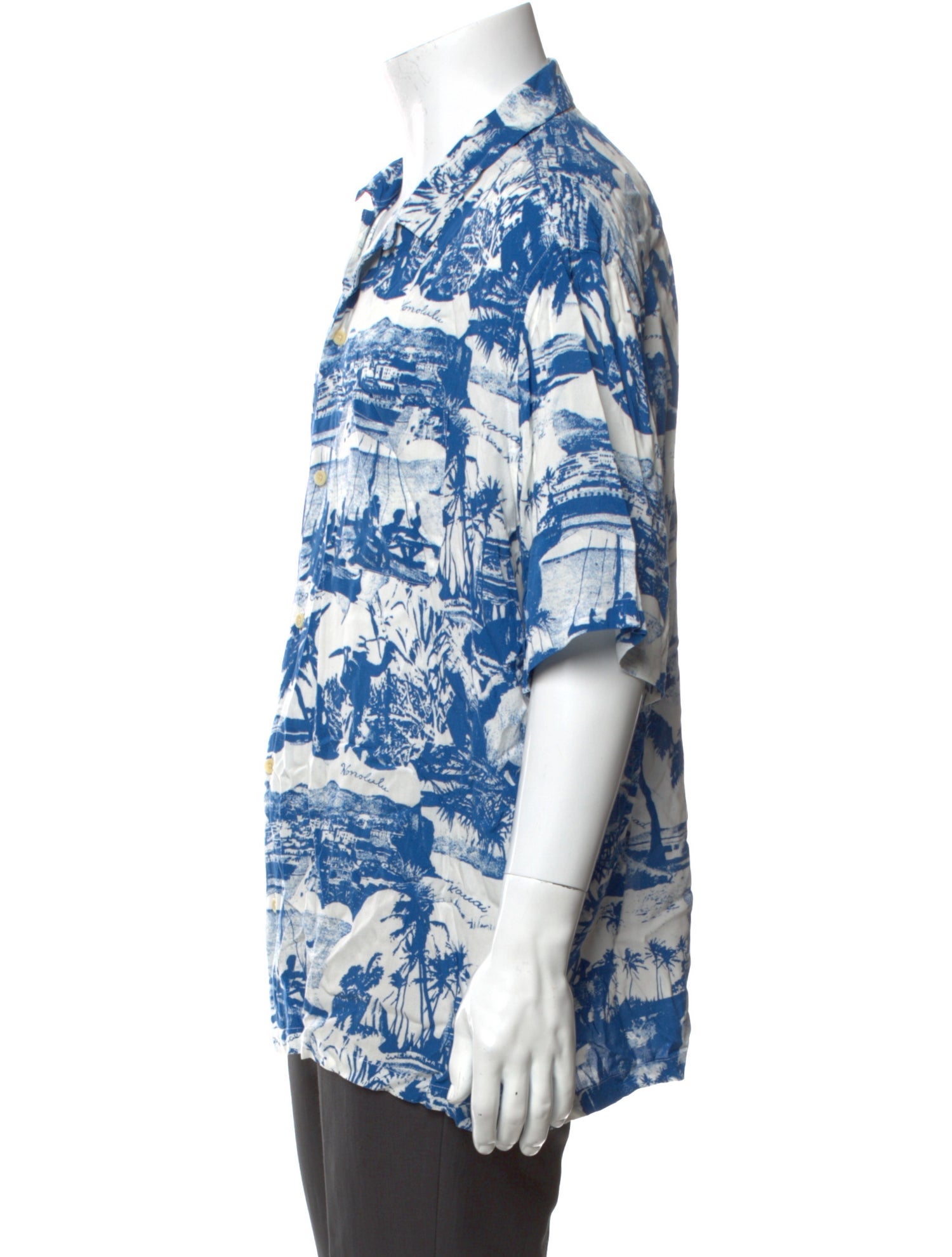 AllSaints Printed Short Sleeve Shirt