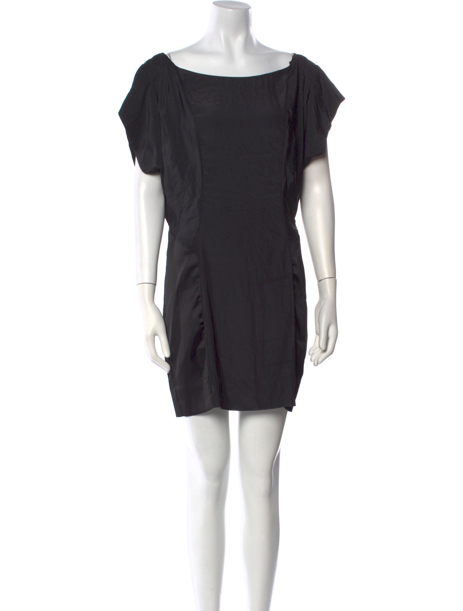 AllSaints Bateau Neckline Mini Dress