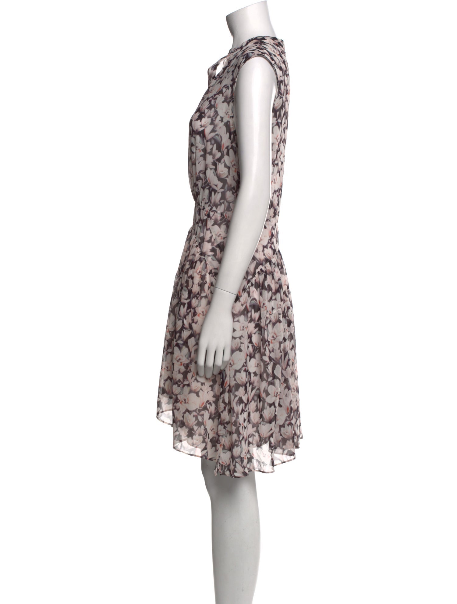 AllSaints Floral Print Mini Dress