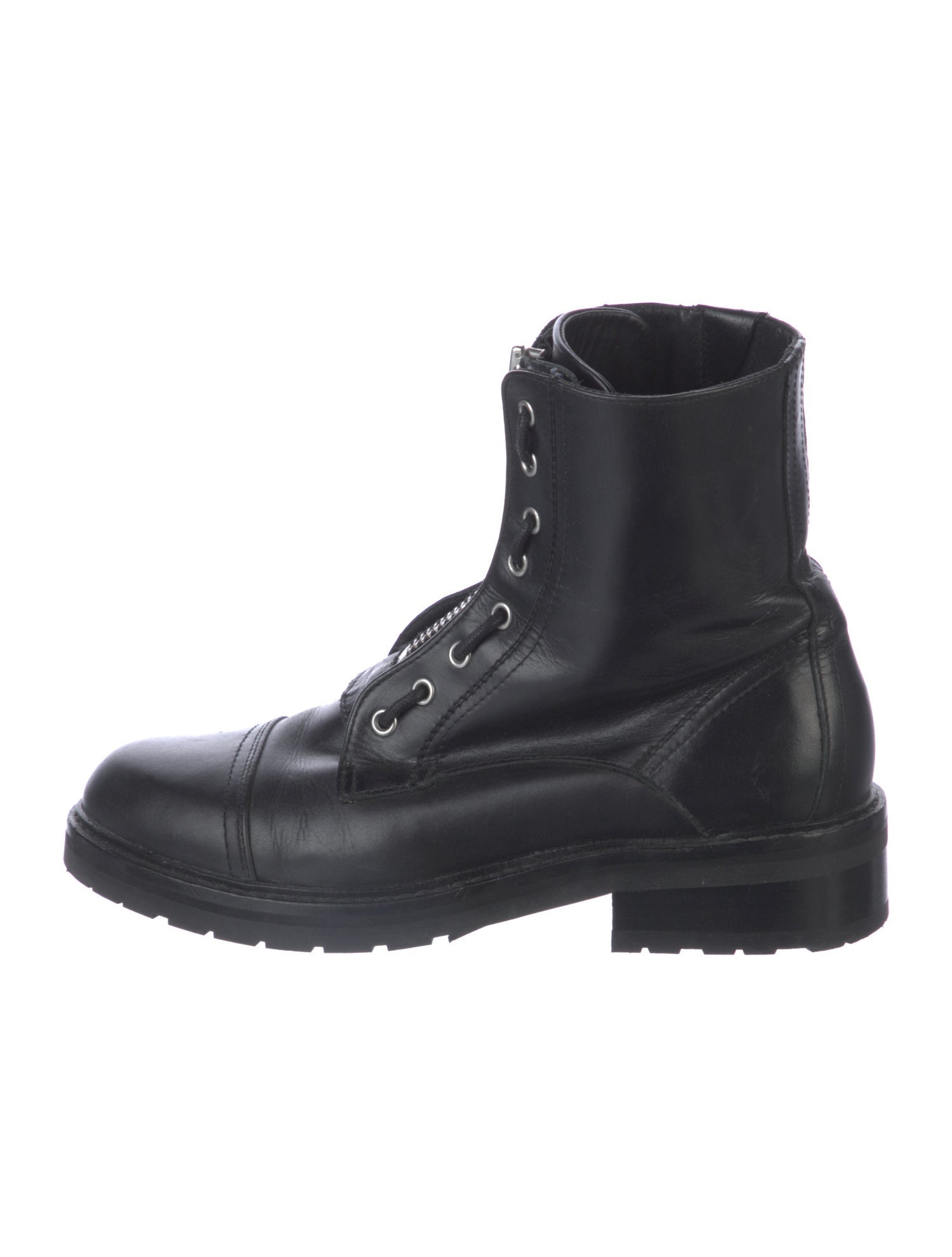 AllSaints Leather Combat Boots