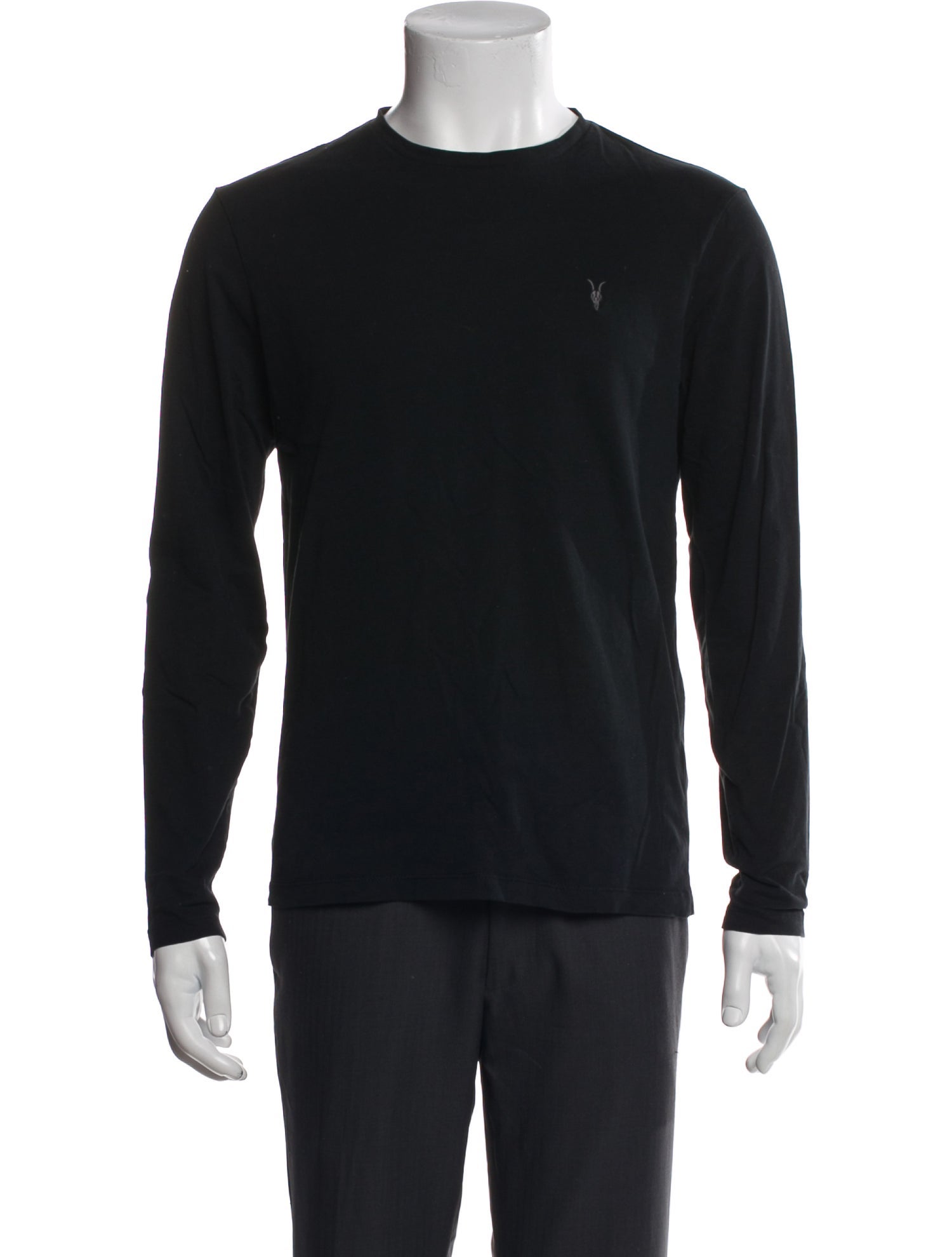 AllSaints Crew Neck Long Sleeve T-Shirt
