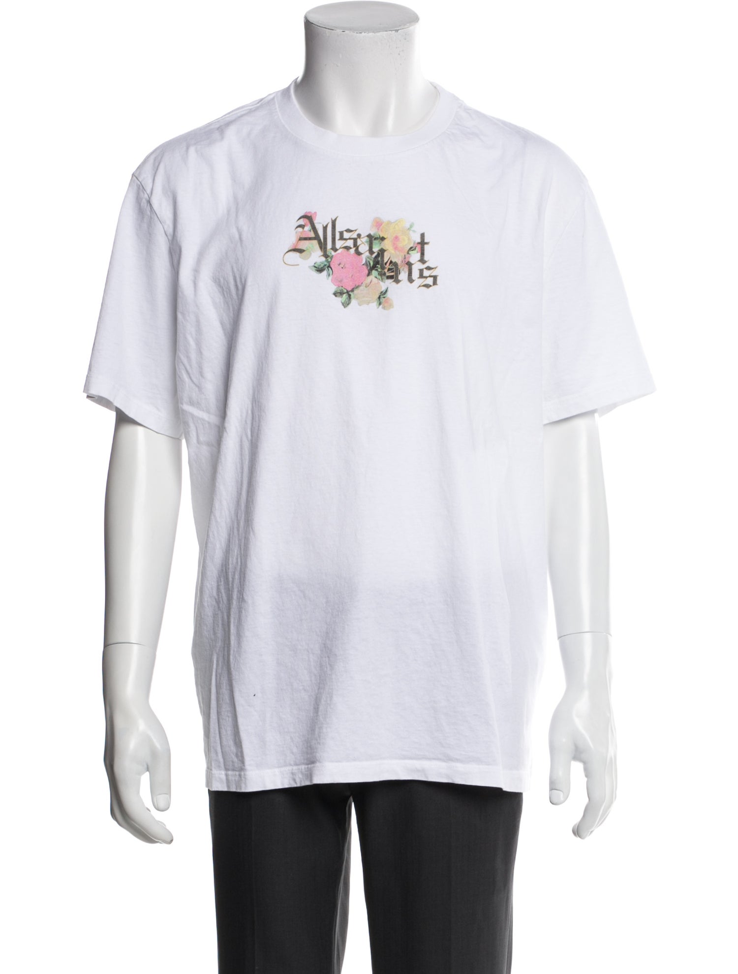 AllSaints Graphic Print Crew Neck T-Shirt